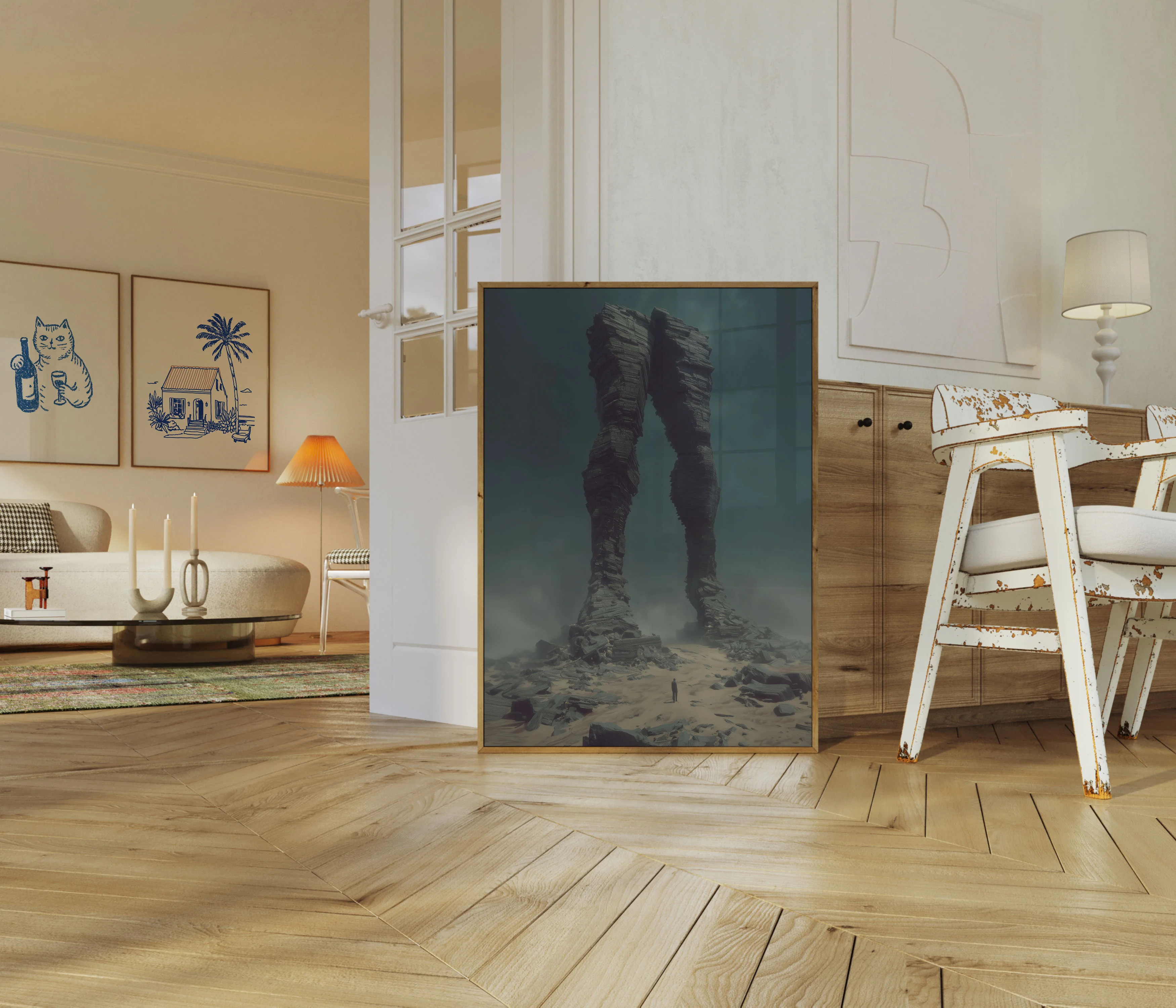 Stone Legs Landscape Poster - Image 5