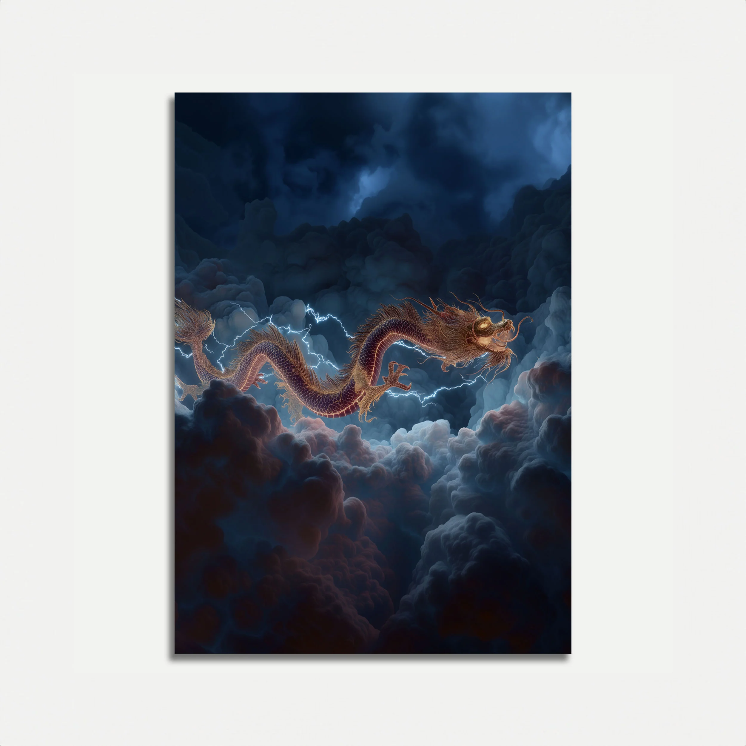 Storm Dragon Mystic Poster