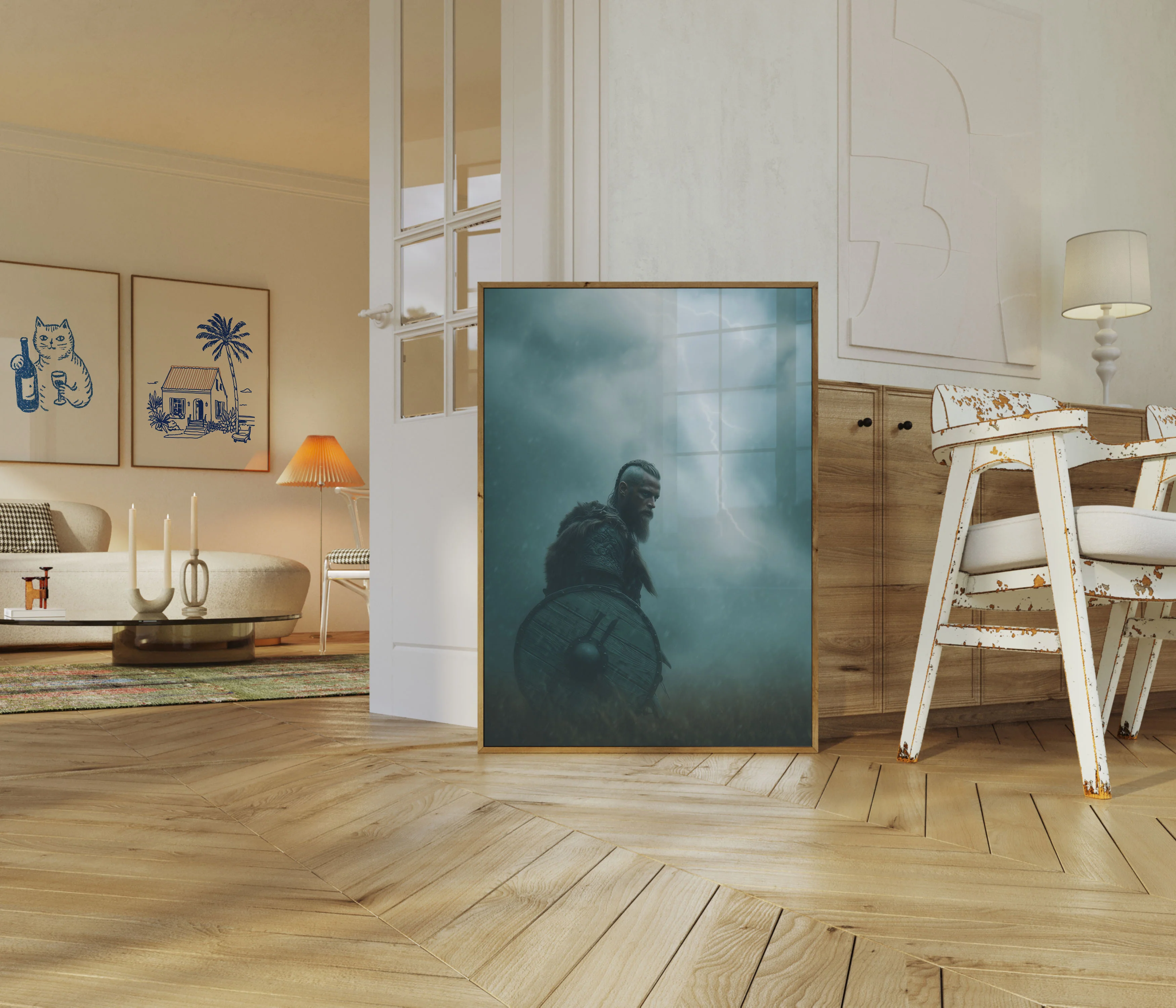 Storm Warrior Viking Poster - Image 5