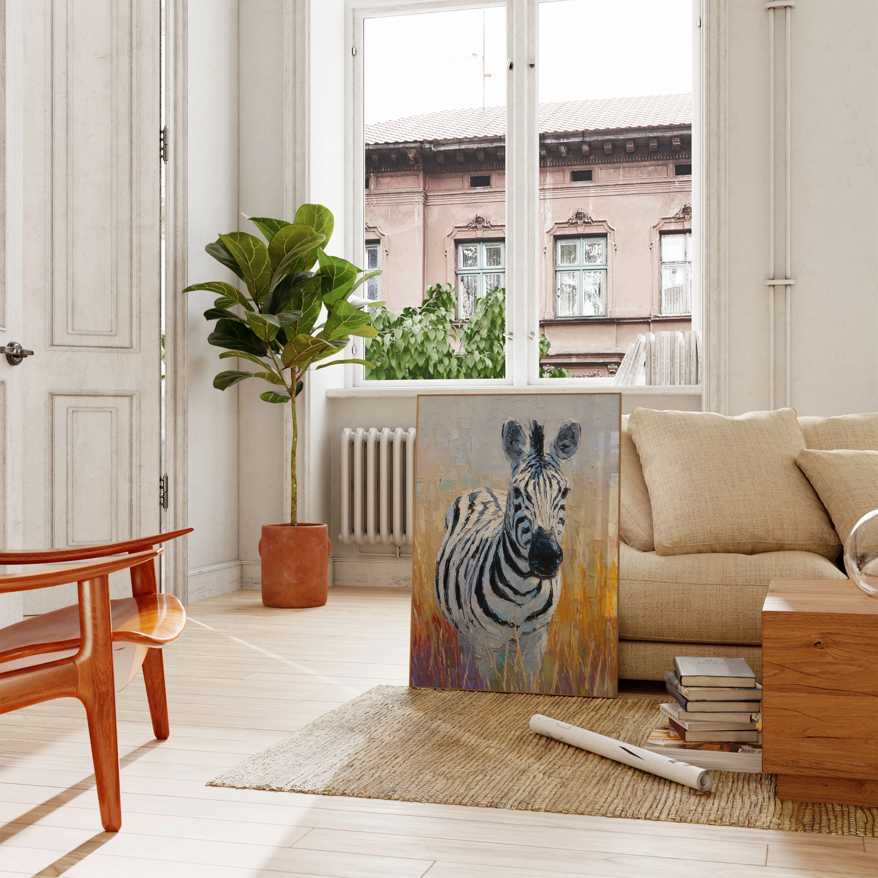 Striped Savanna Companion Poster - Image 2