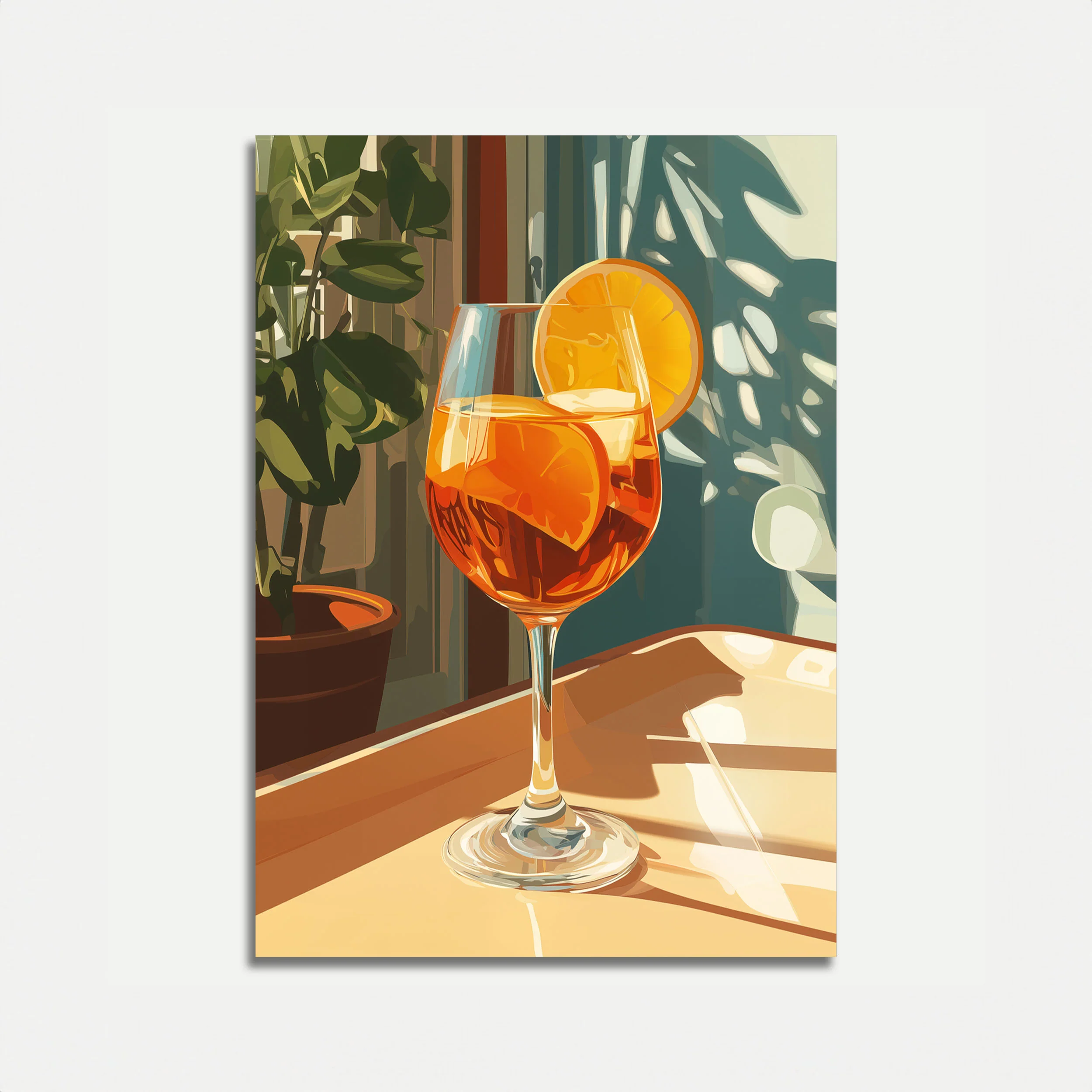 Summer Aperol Spritz Poster