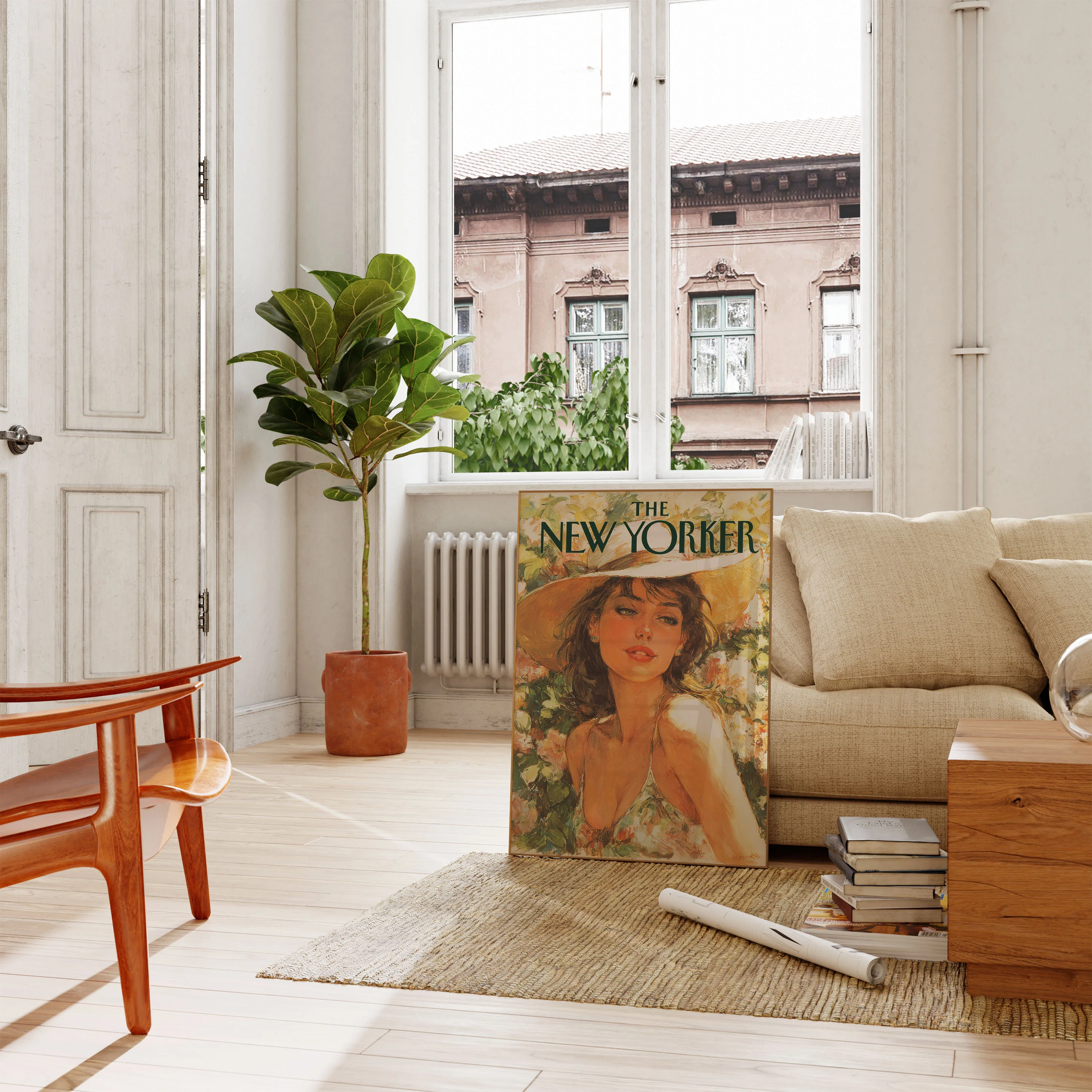 Summer Elegance New Yorker Poster - Image 2
