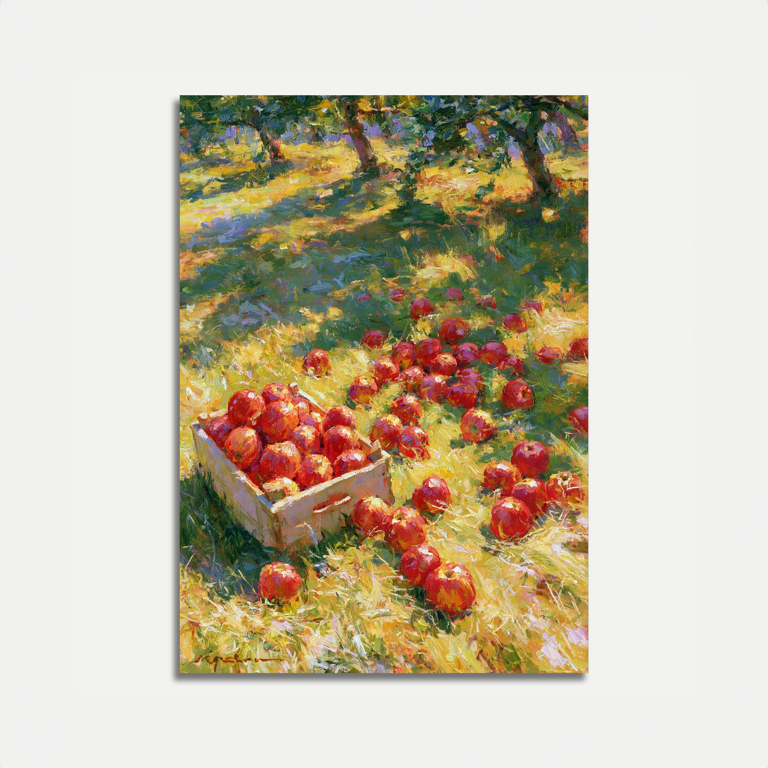 Summer Orchard Harvest Poster