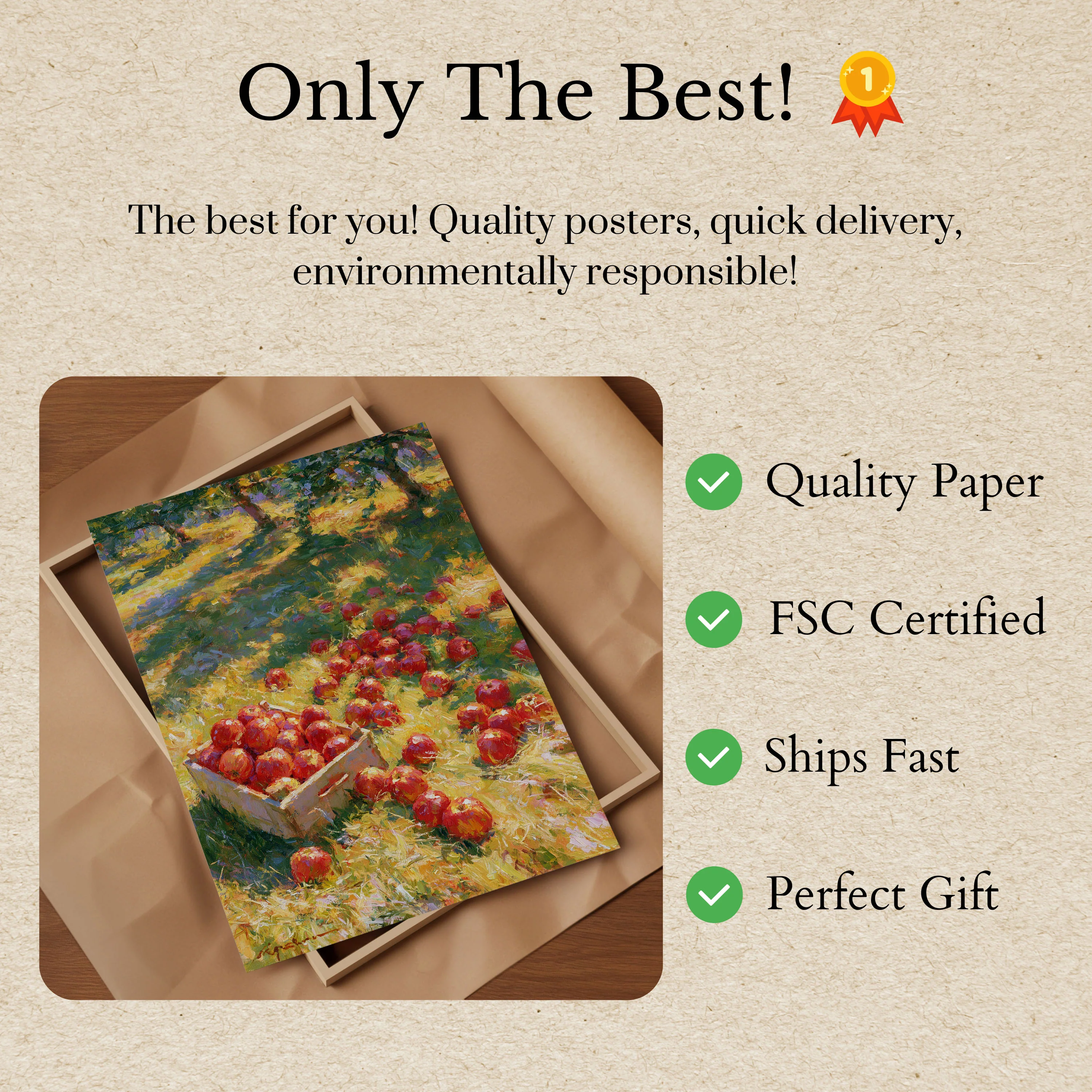 Summer Orchard Harvest Poster - Image 3
