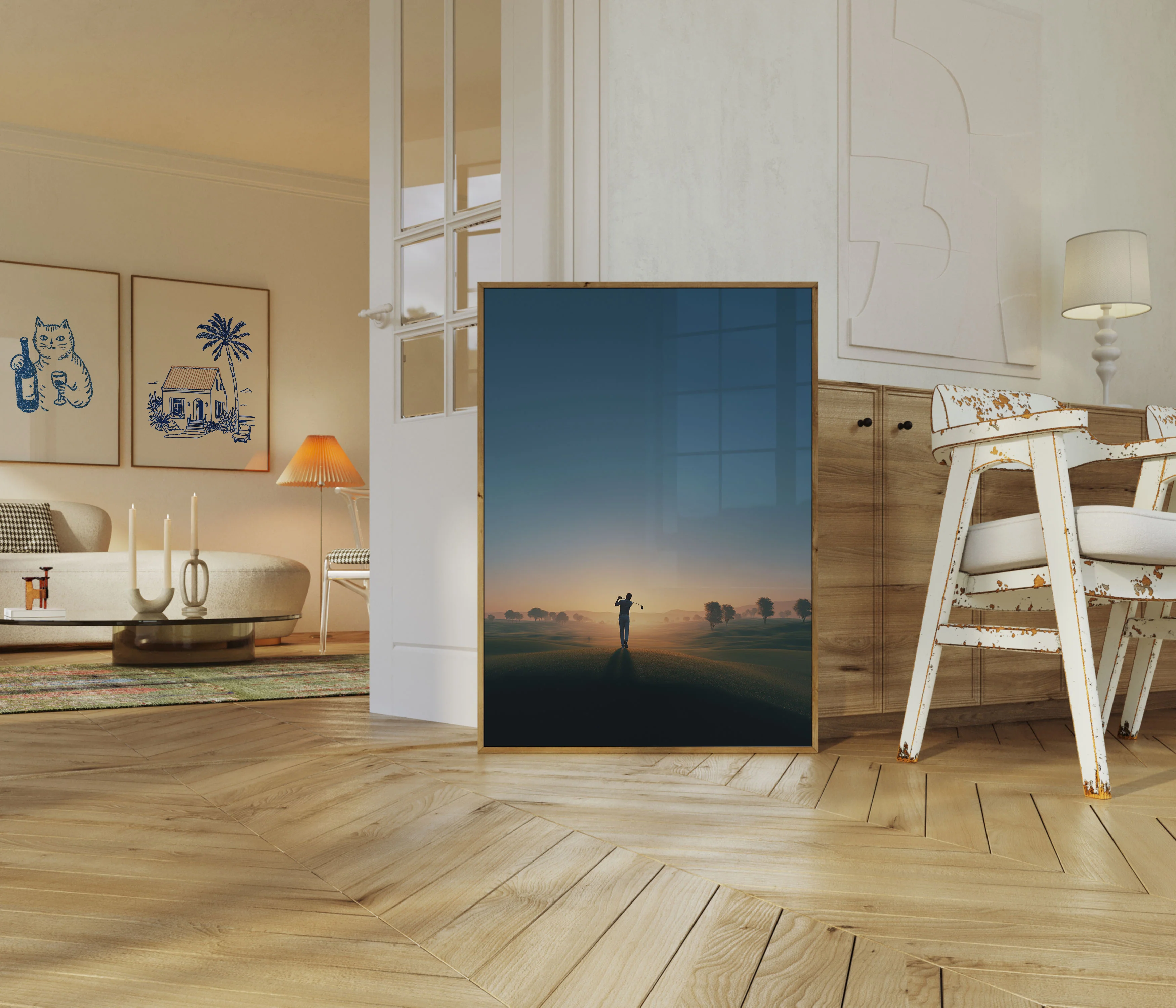 Sunrise Golf Swing Poster - Image 5