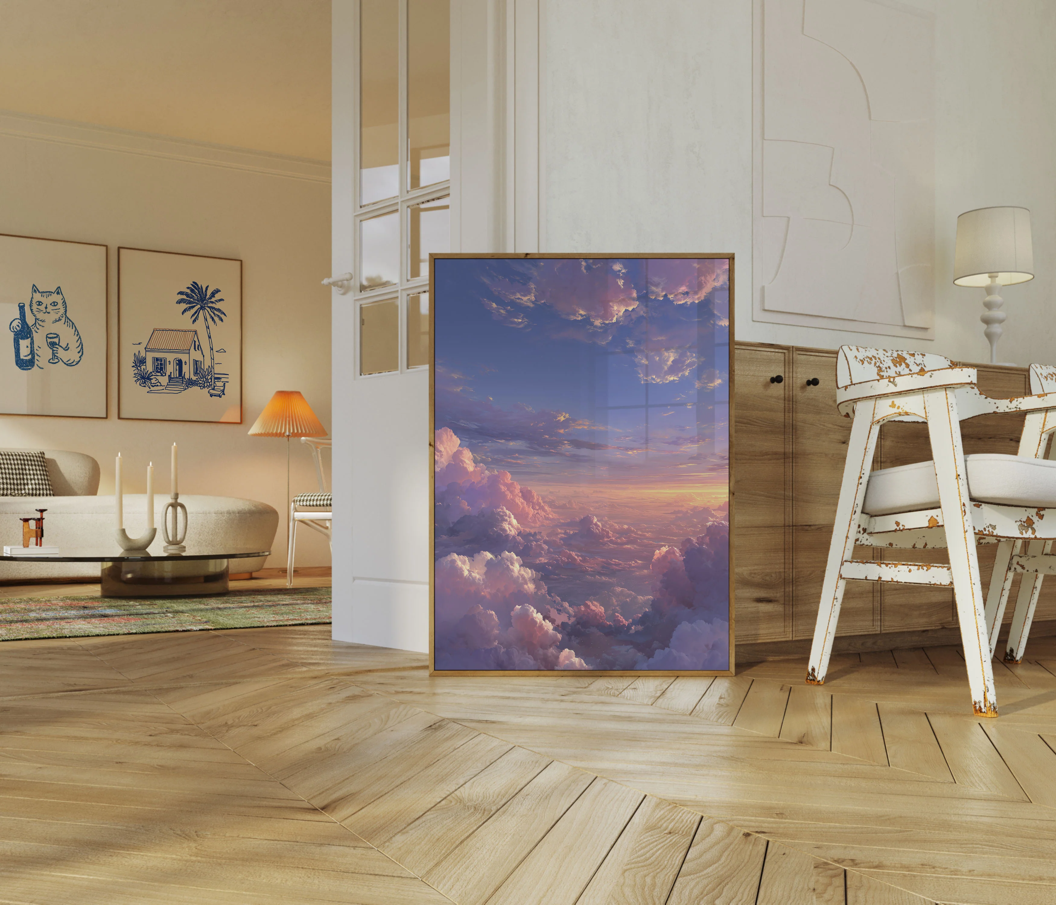 Sunset Above Clouds Poster - Image 5