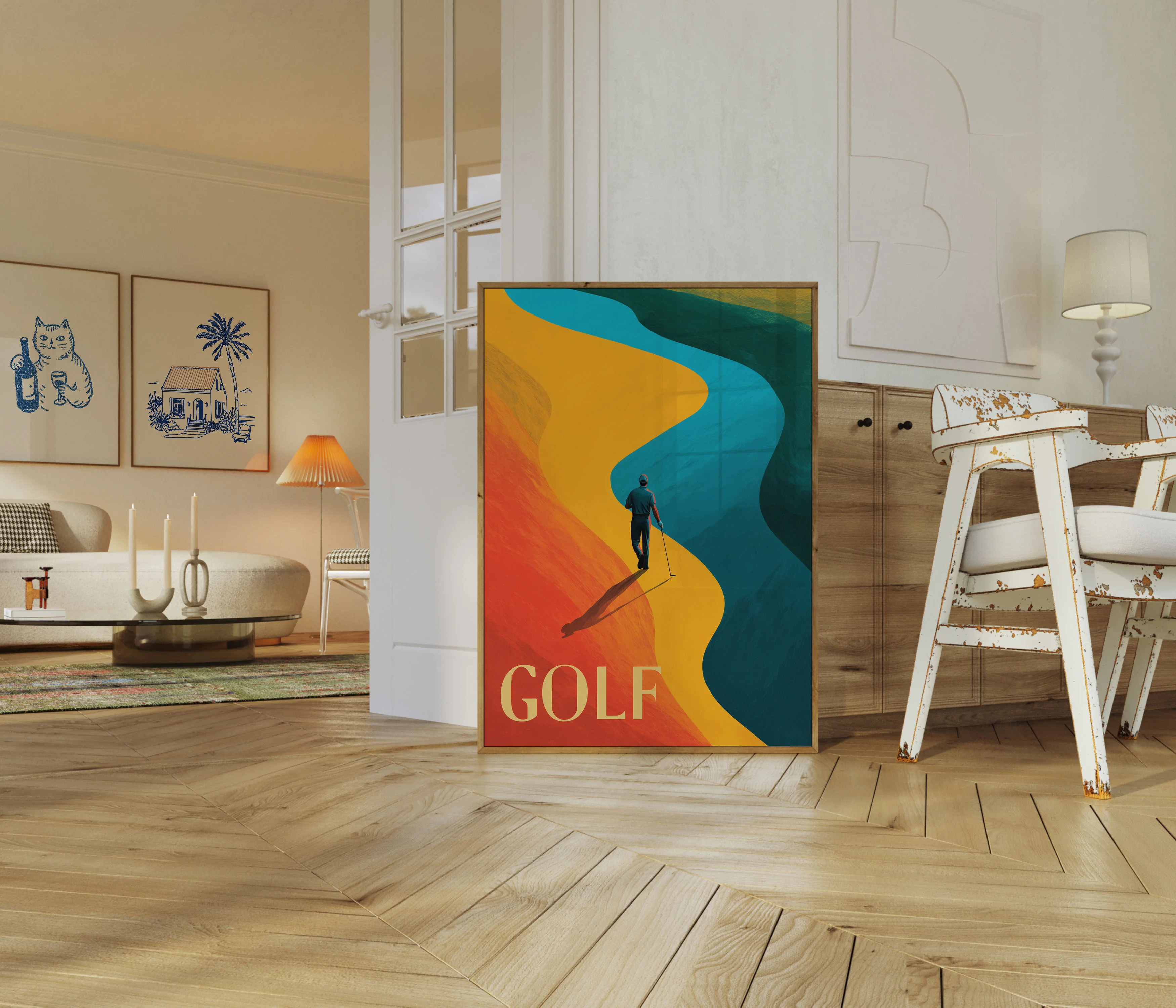 Sunset Golf Journey Poster - Image 5