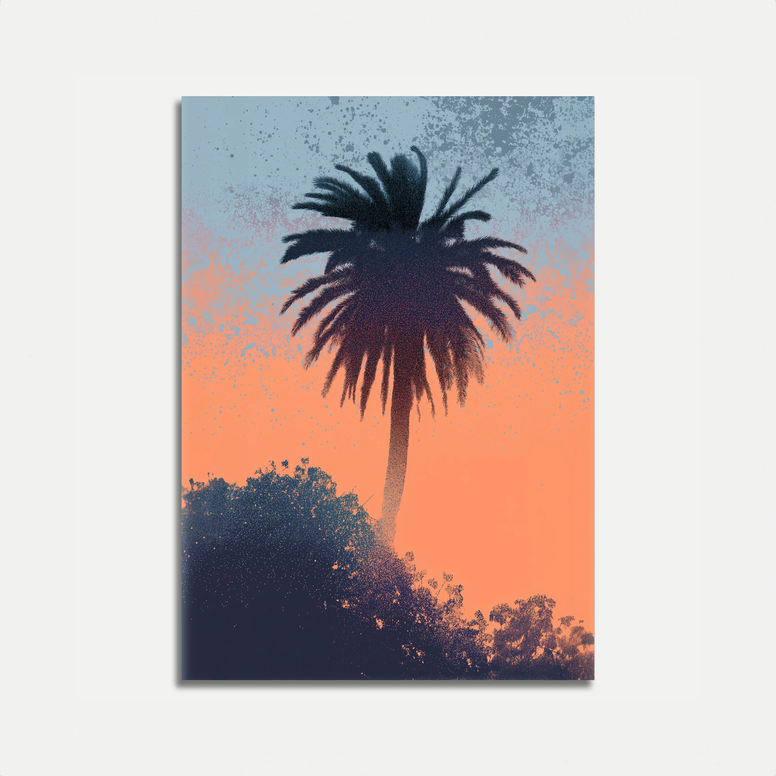 Sunset Palm Paradise Poster