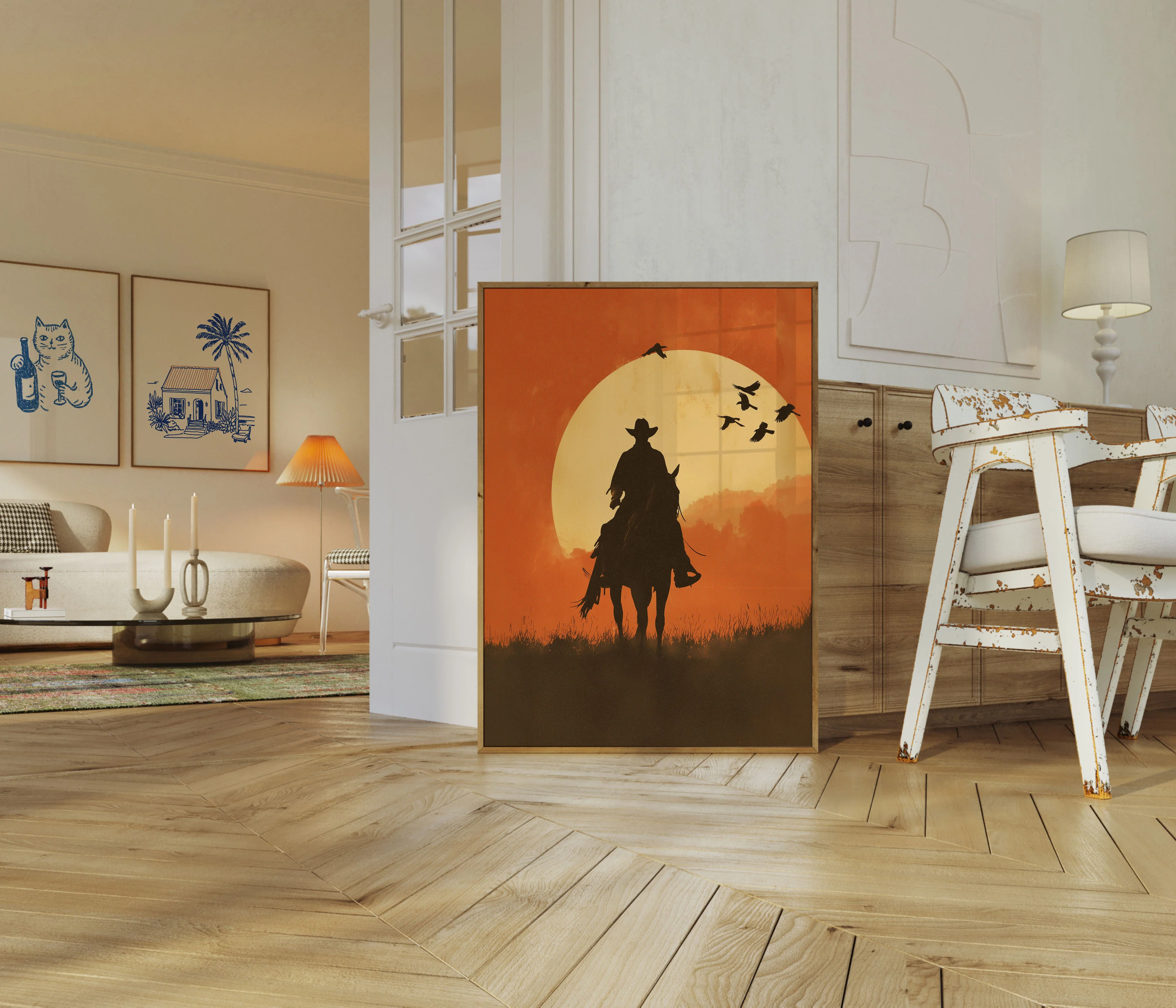 Sunset Rider Western Poster - Image 5