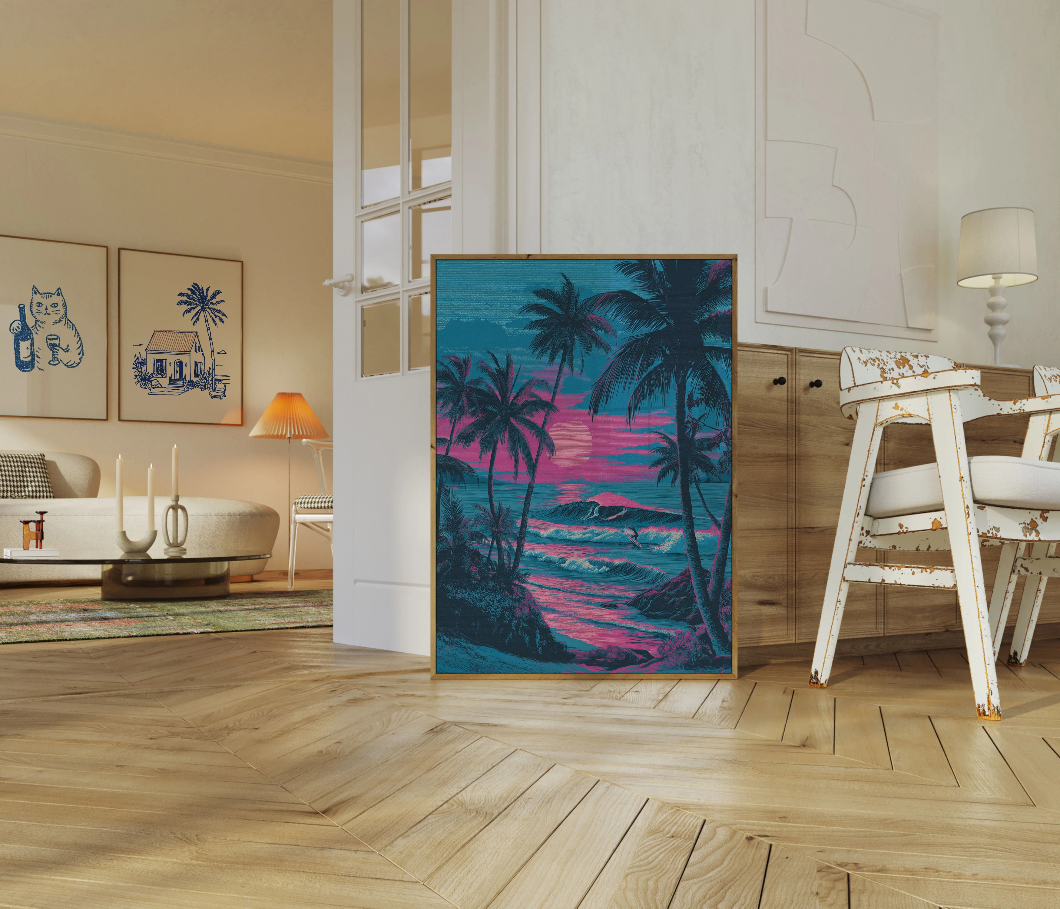 Sunset Surf Paradise Poster - Image 5