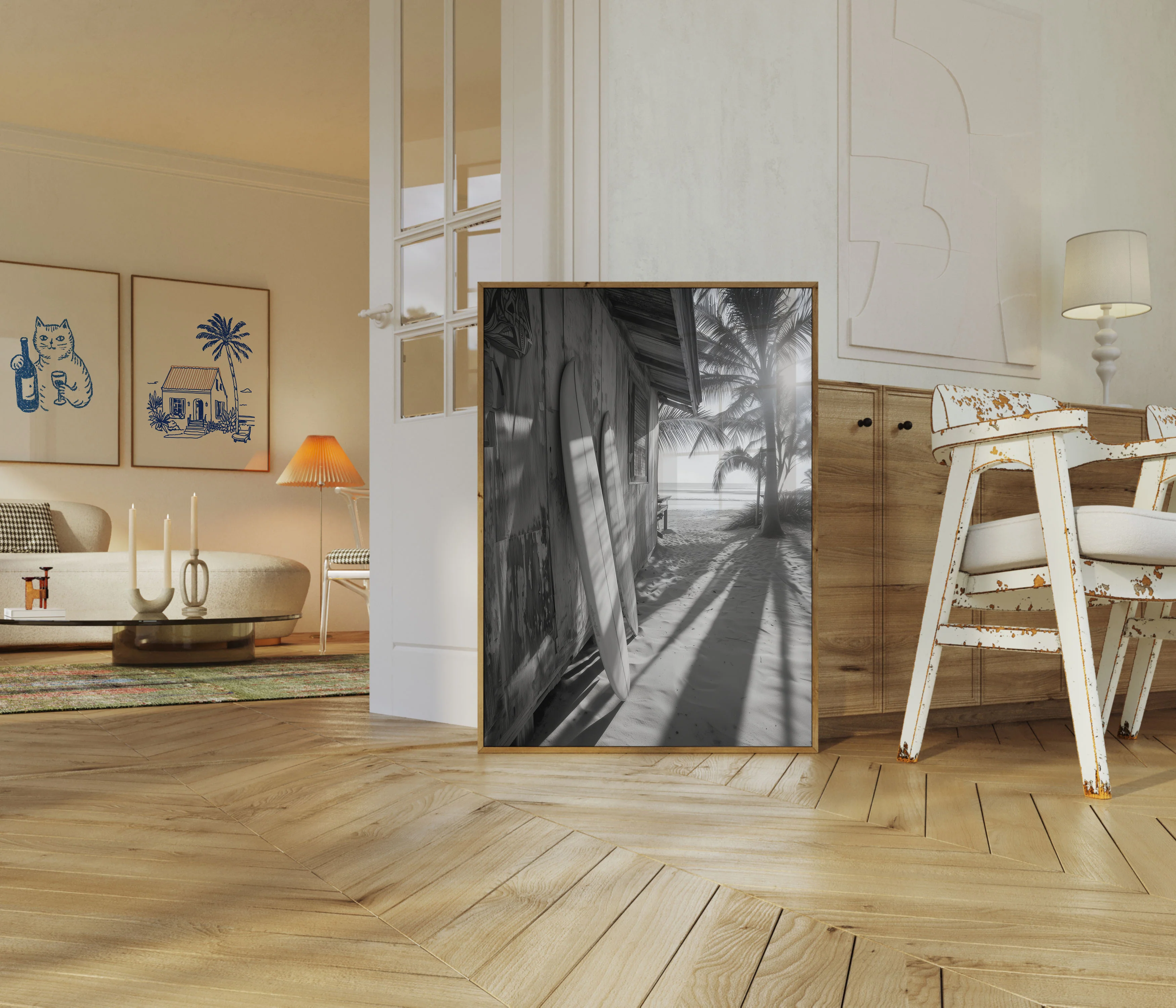 Surfboard Beach Shack Poster - Image 5
