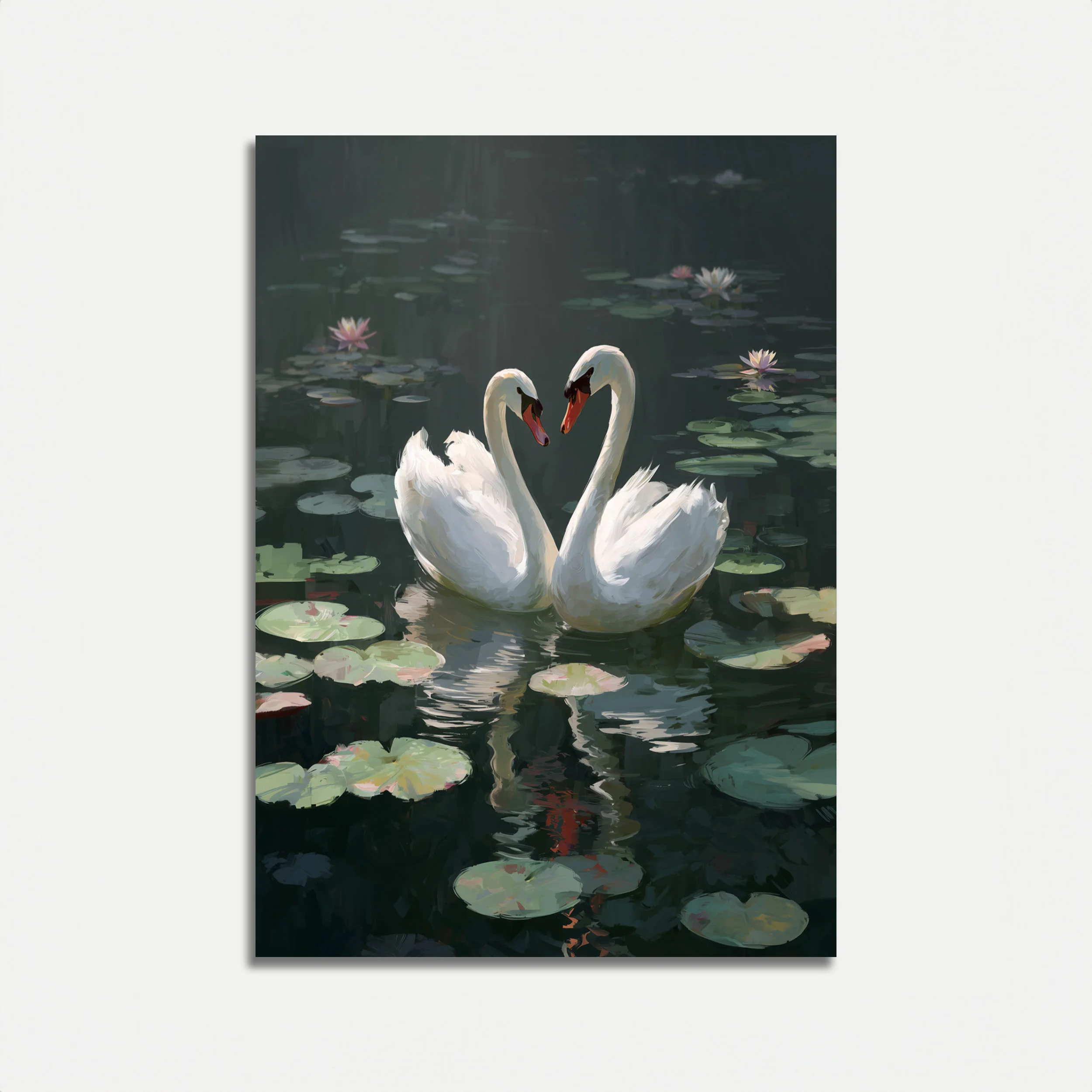 Swan Lake Love Poster