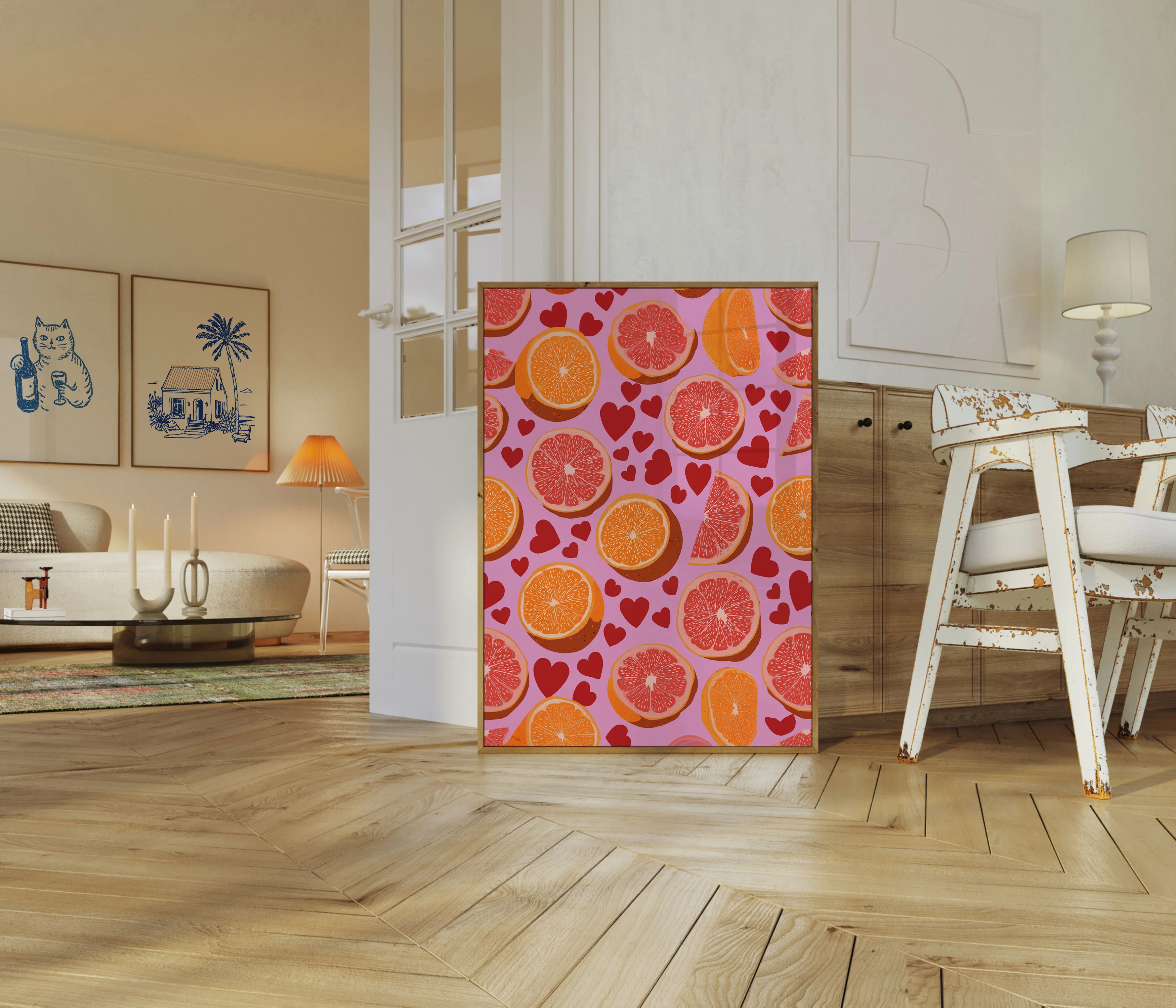 Sweet Citrus Love Poster - Image 5