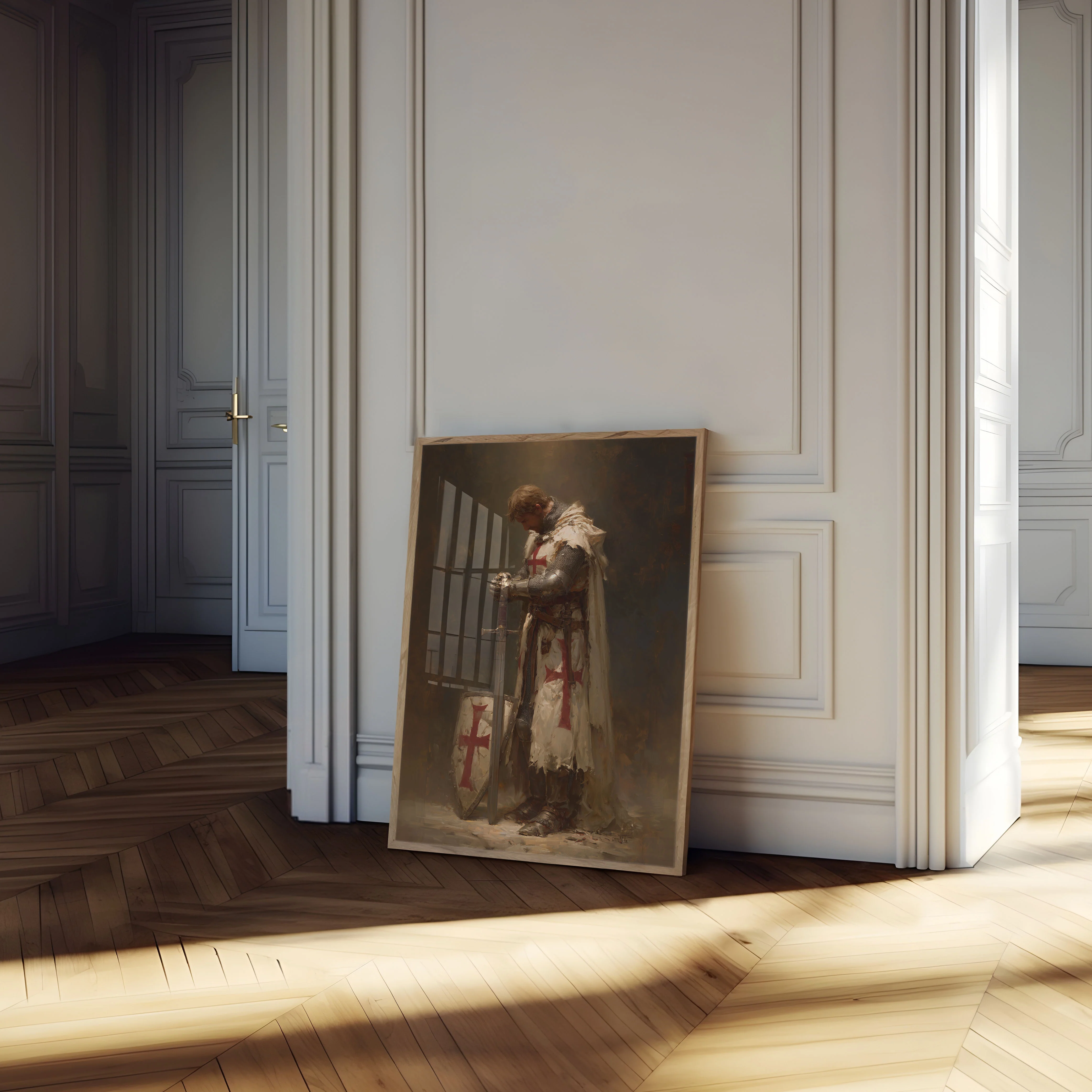 Templar Knight in Repose Poster - Image 4