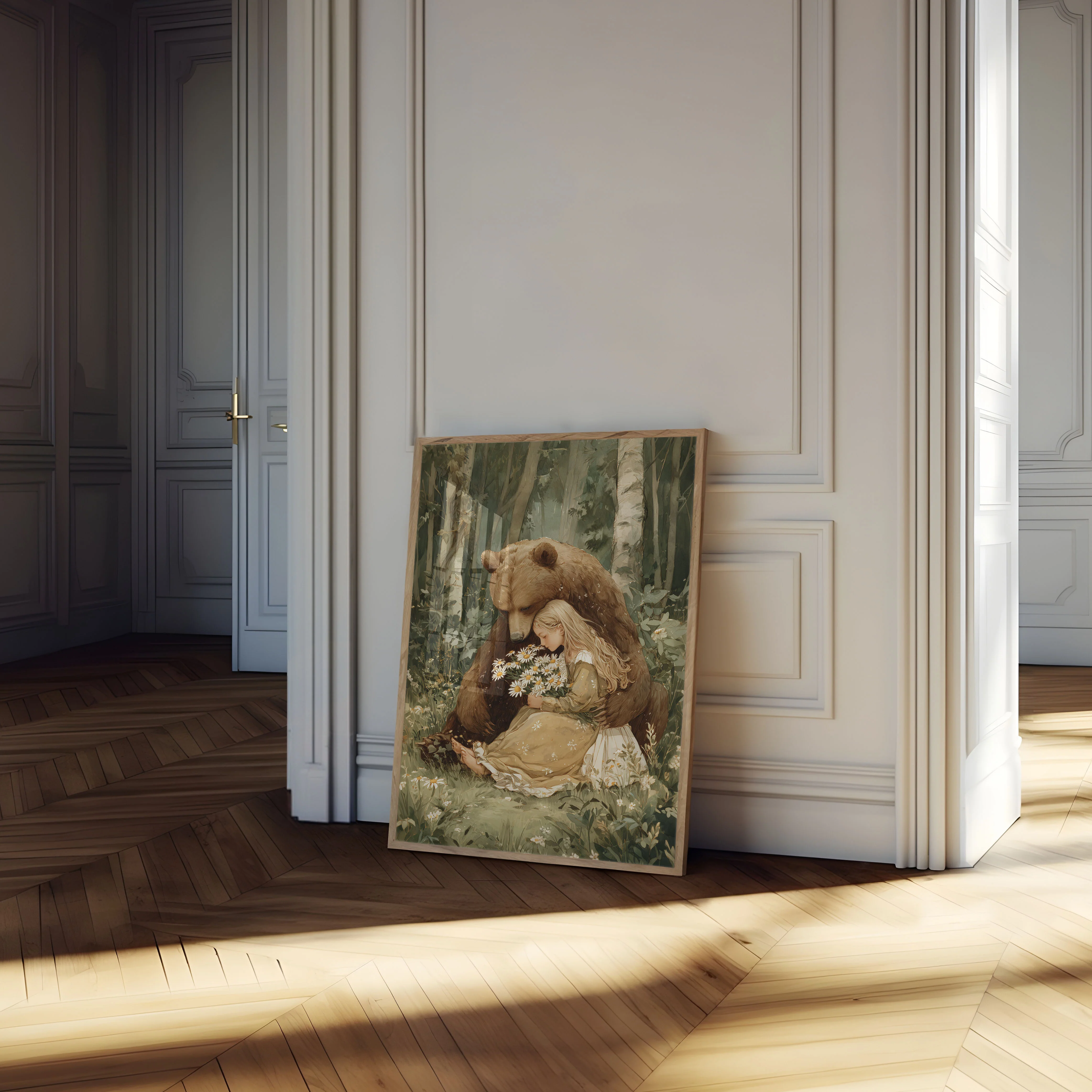 Tender Bear and Daisy Poster - Image 4