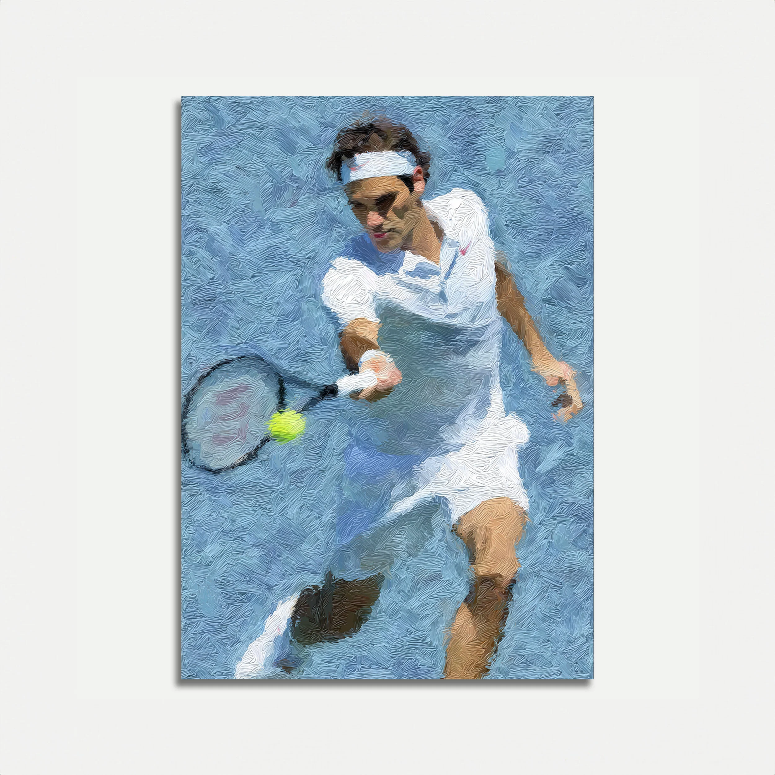 Tennis Elegance in Motion Poster