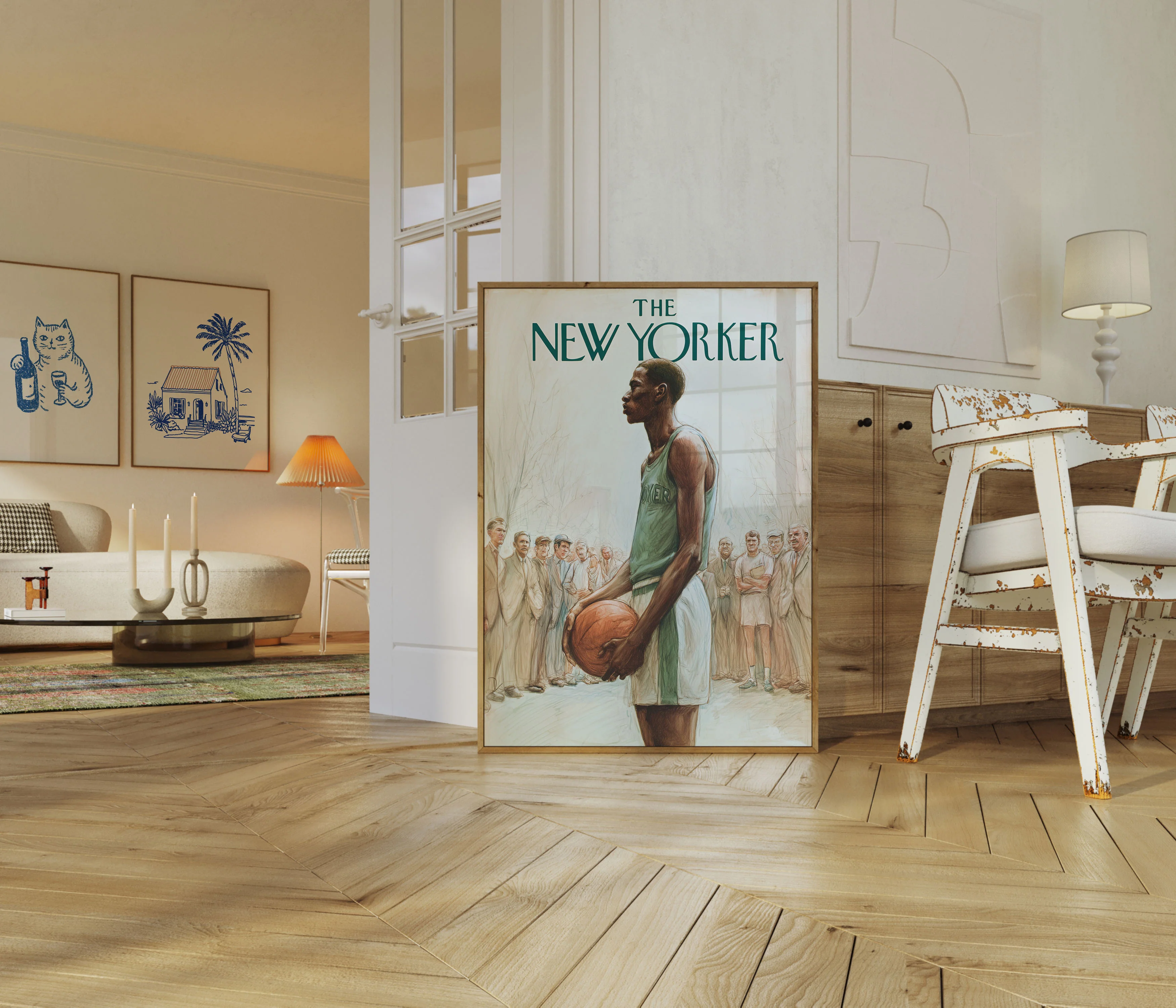 The New Yorker Basketball Legend Poster - Image 5