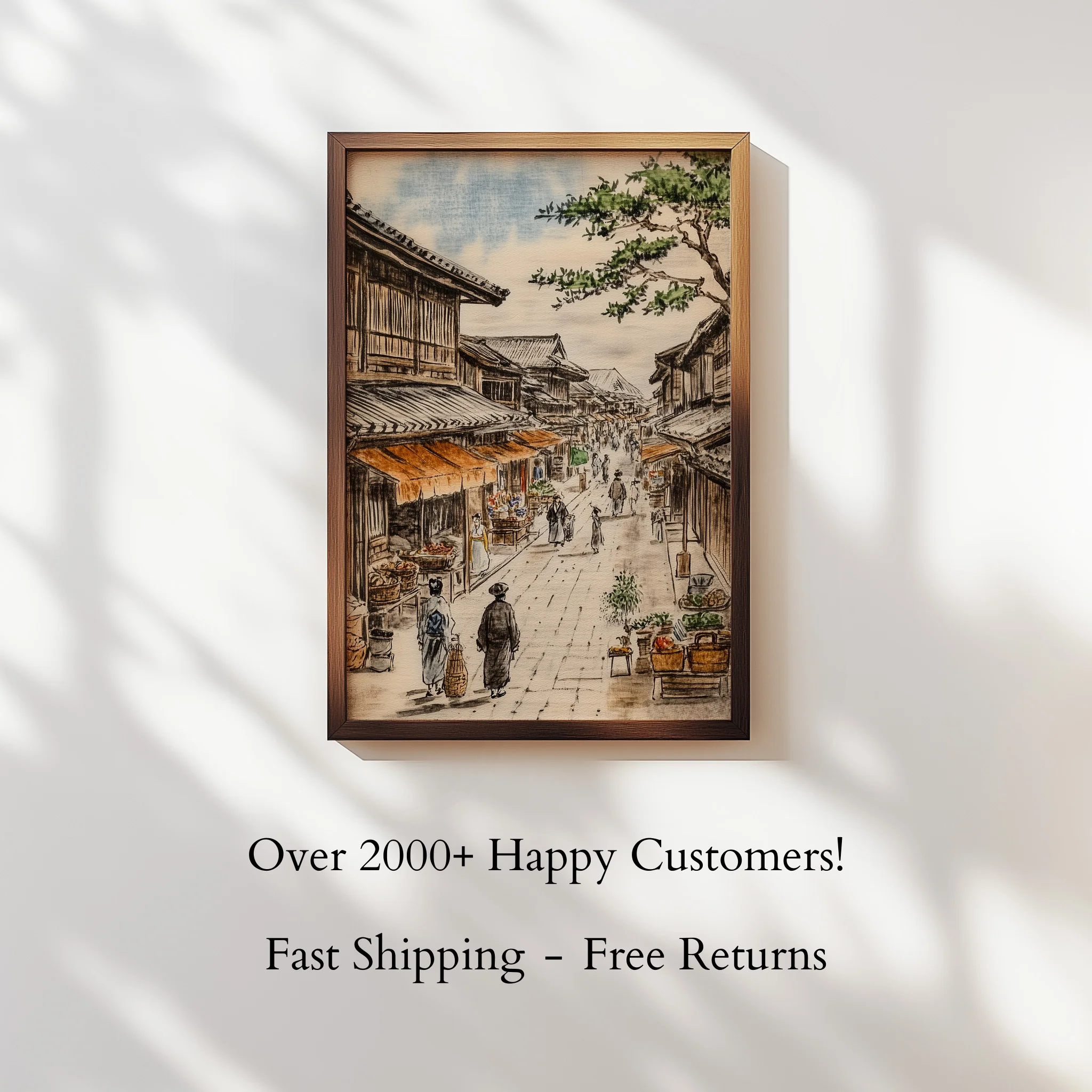The Timeless Charm of Japan’s Edo Streets – Poster - Image 5