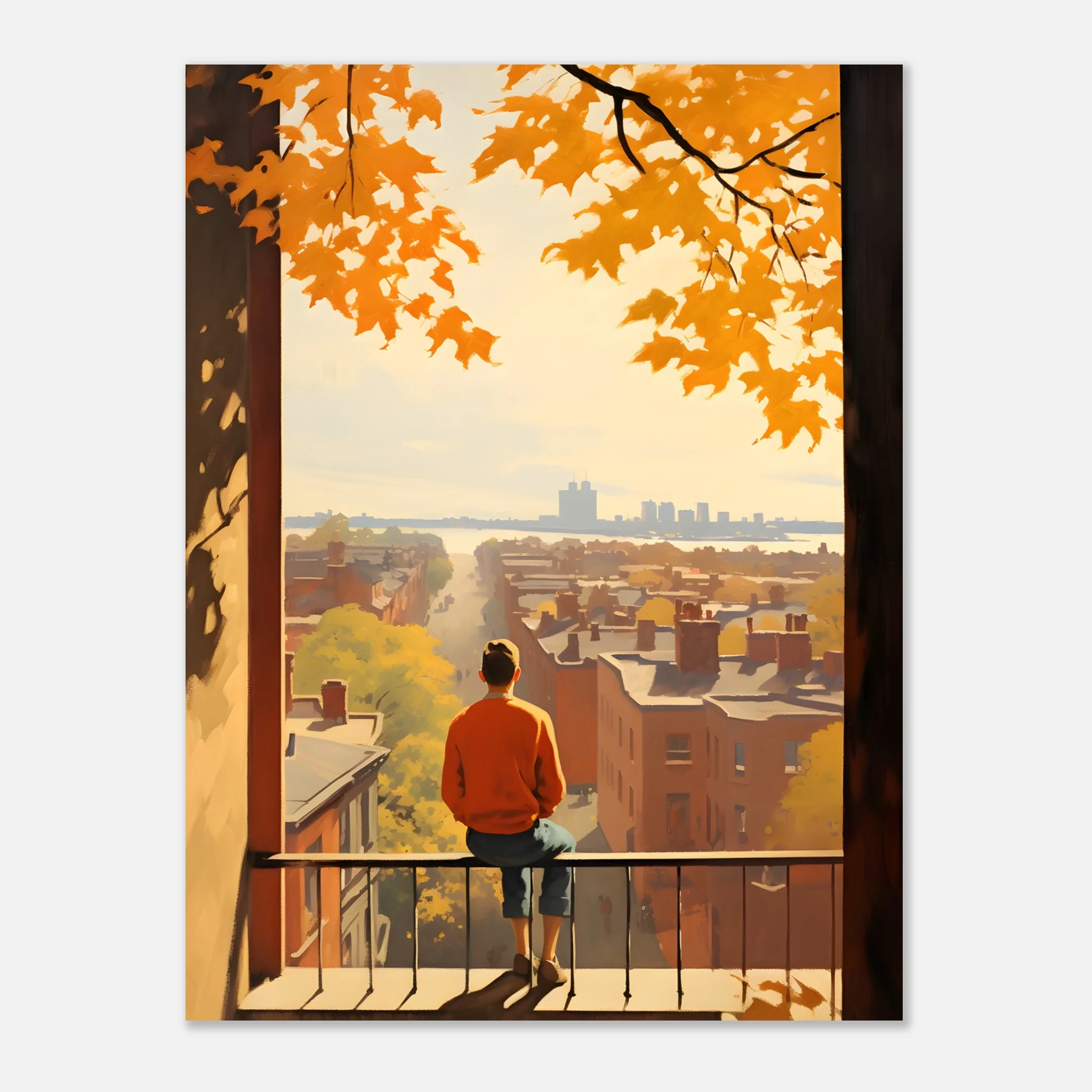 Thoughts Cityscape - Poster - Image 26