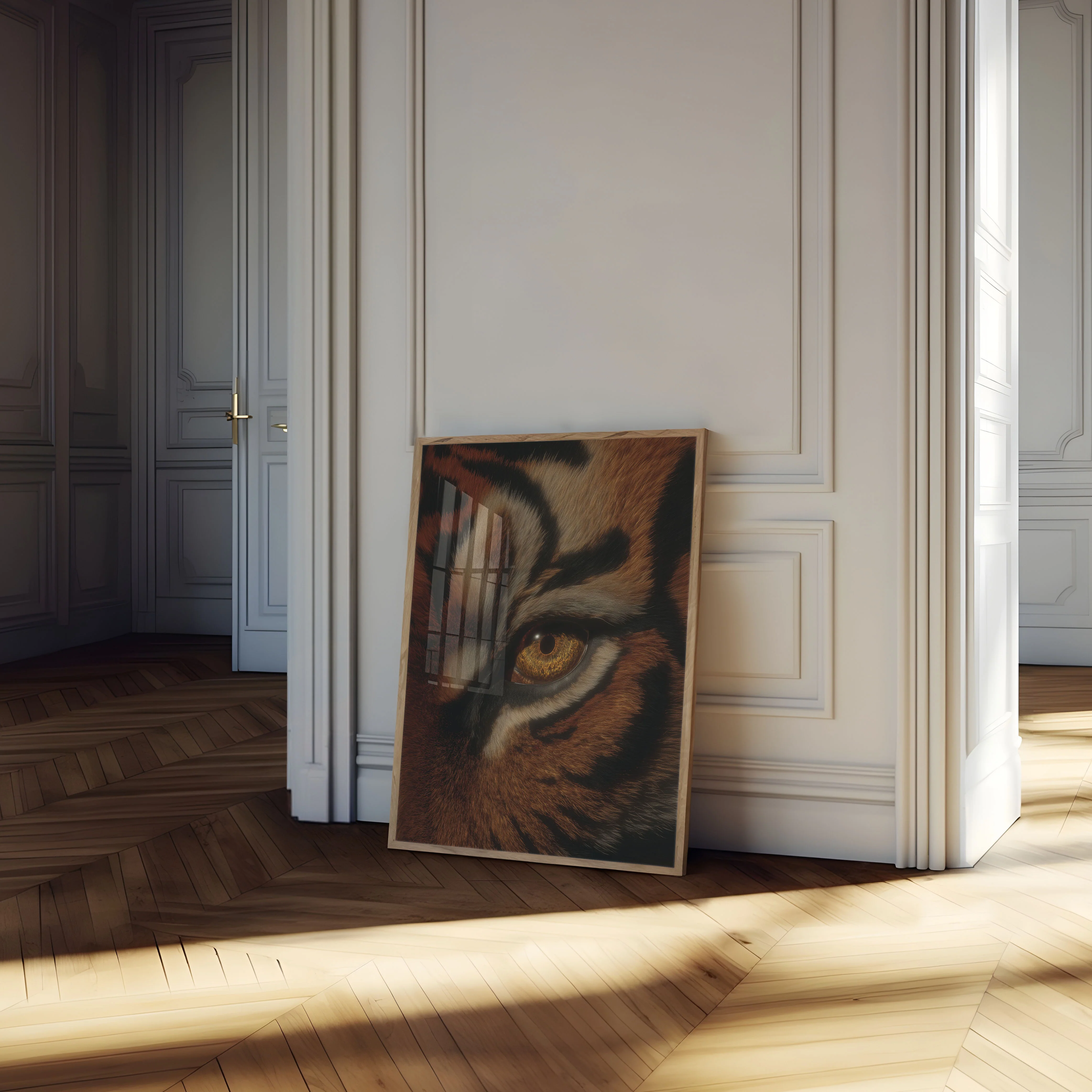 Tiger Close-Up Portrait Poster - Image 4