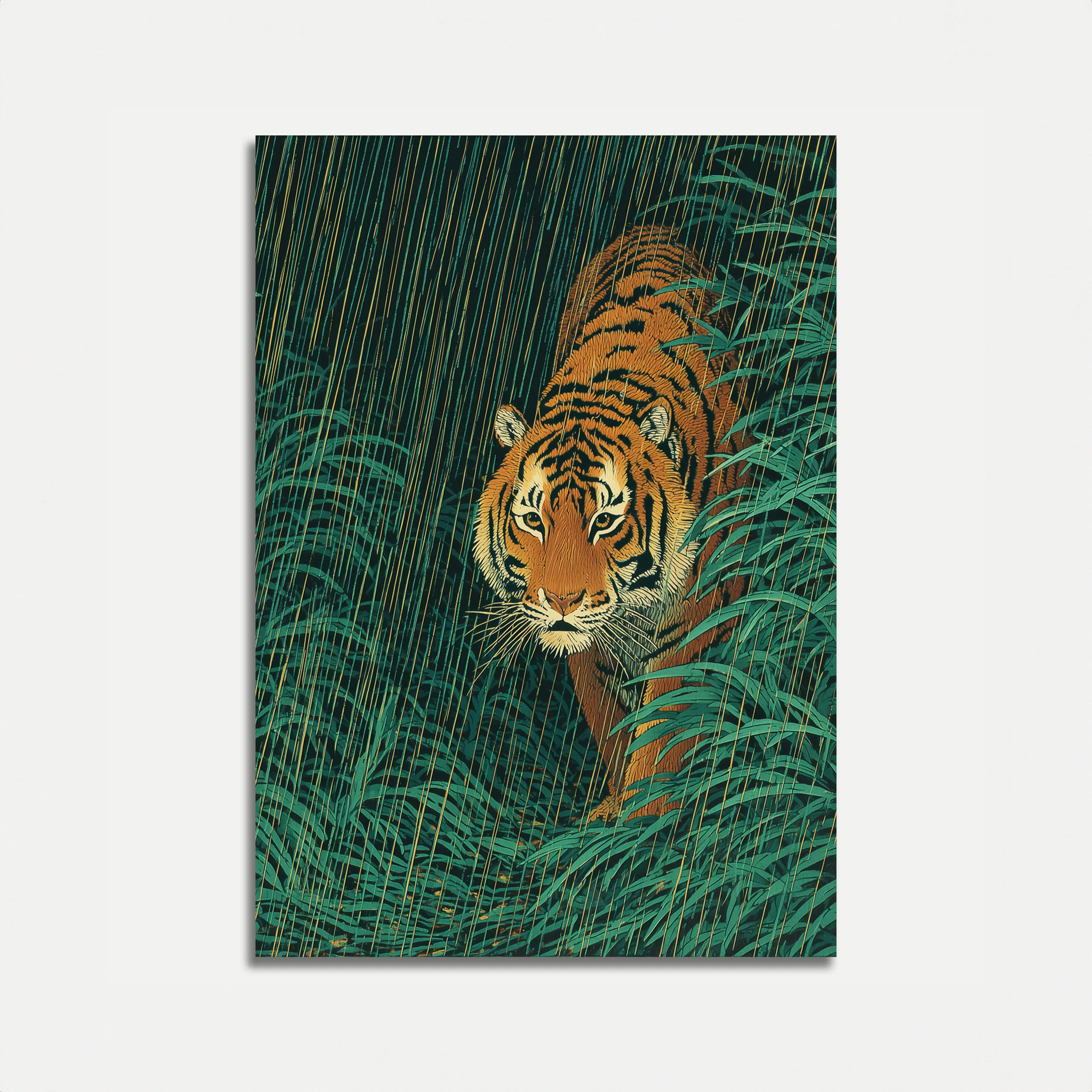 Tiger in the Jungle Poster
