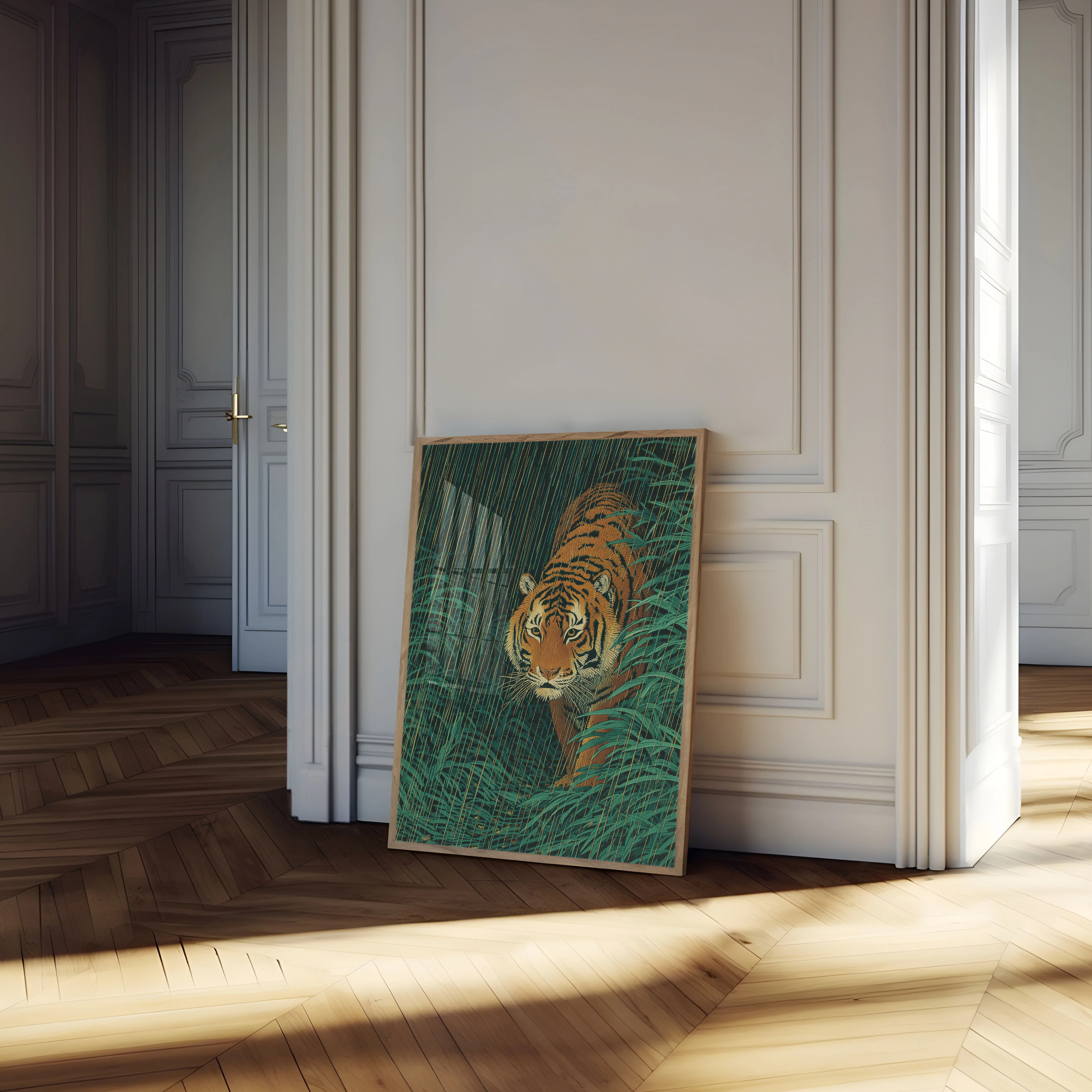 Tiger in the Jungle Poster - Image 4