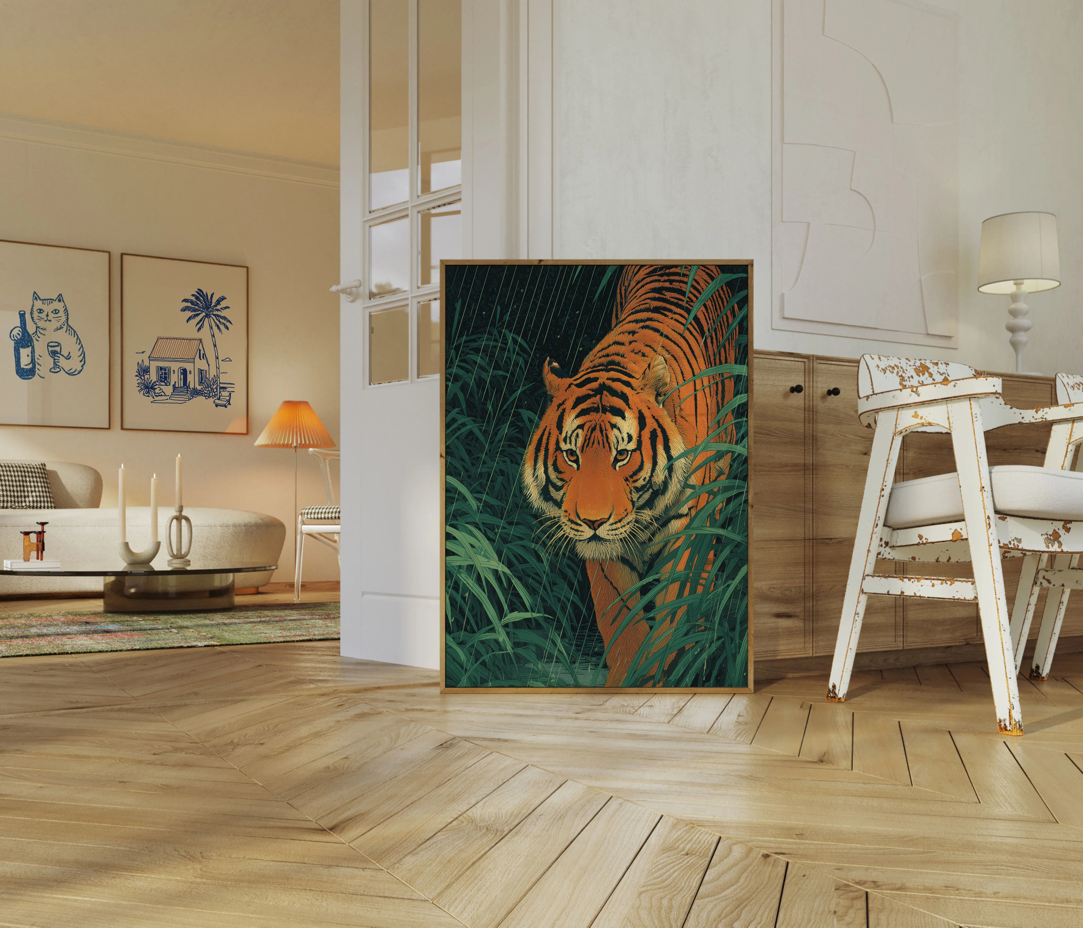 Tiger in the Rain Forest Poster - Image 5