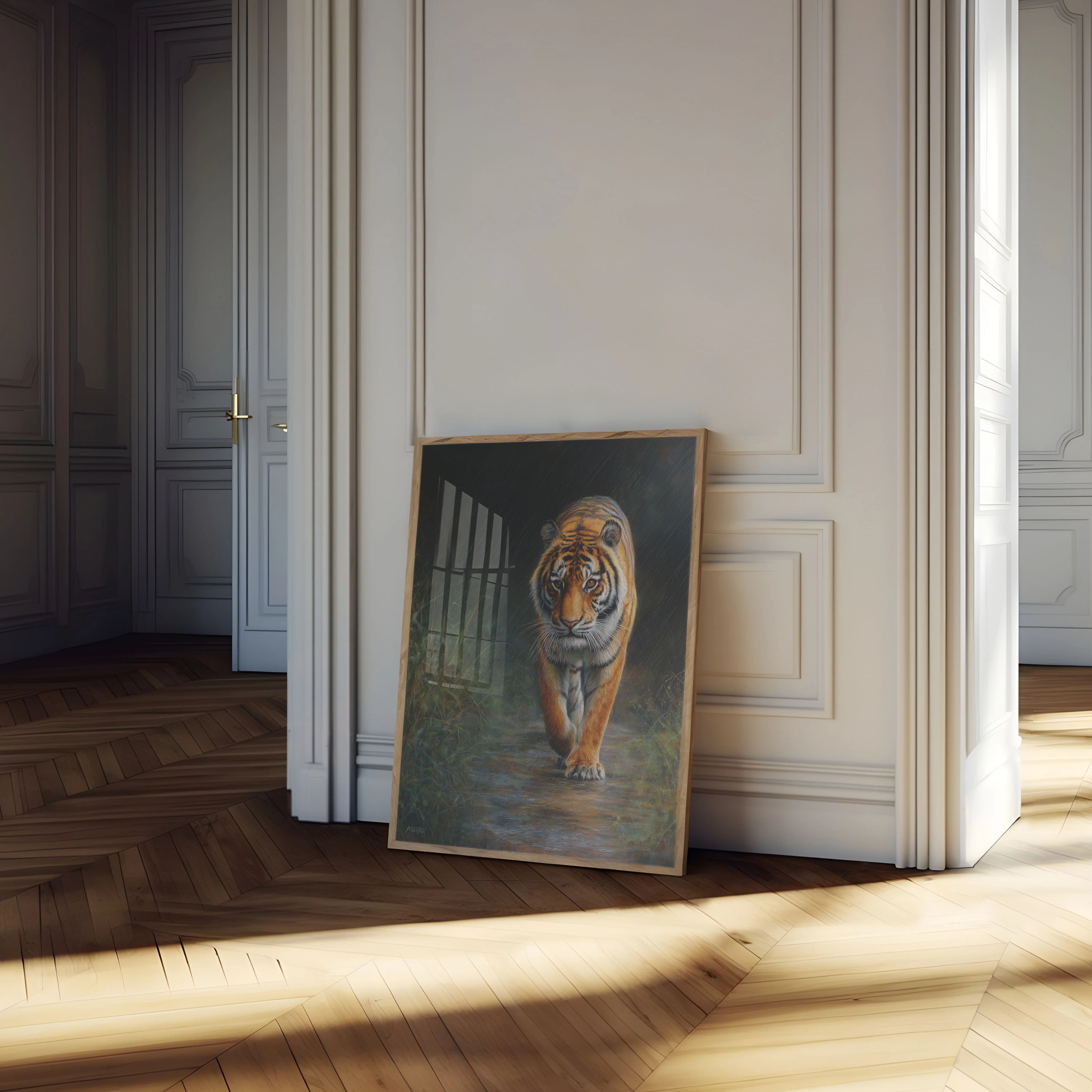 Tiger in the Rain Poster - Image 4