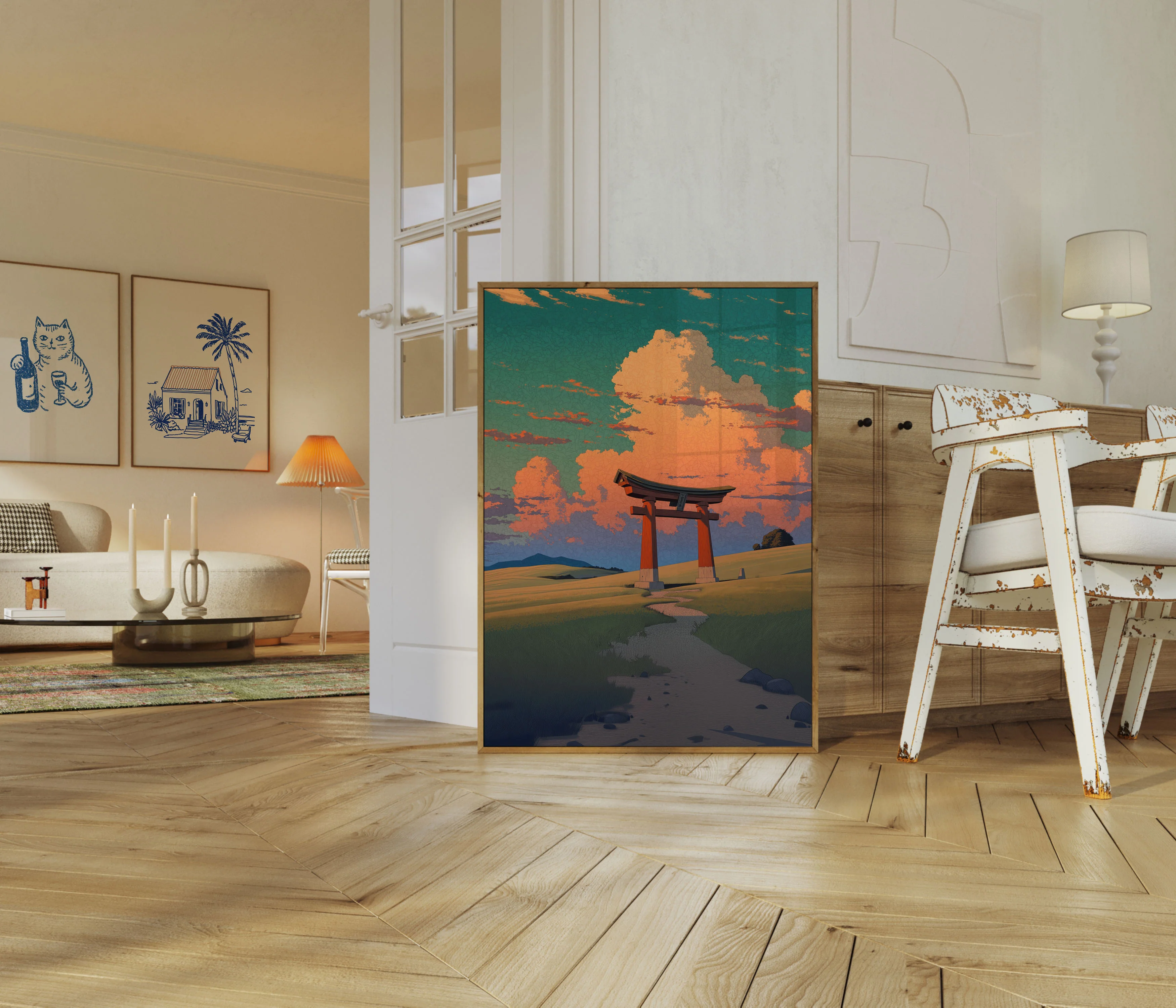 Tranquil Japanese Torii Gate Poster - Image 5
