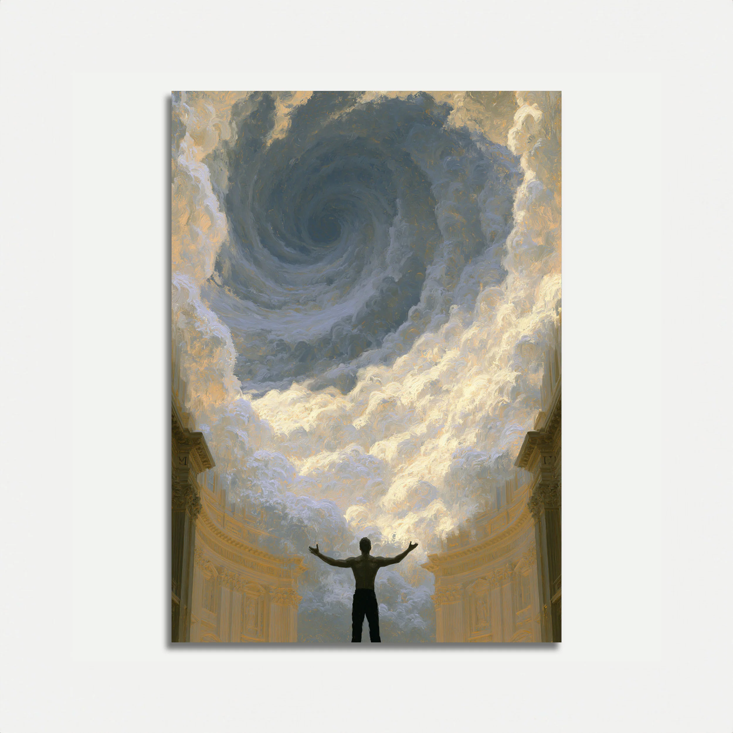 Transcendence Through Classical Architecture Poster