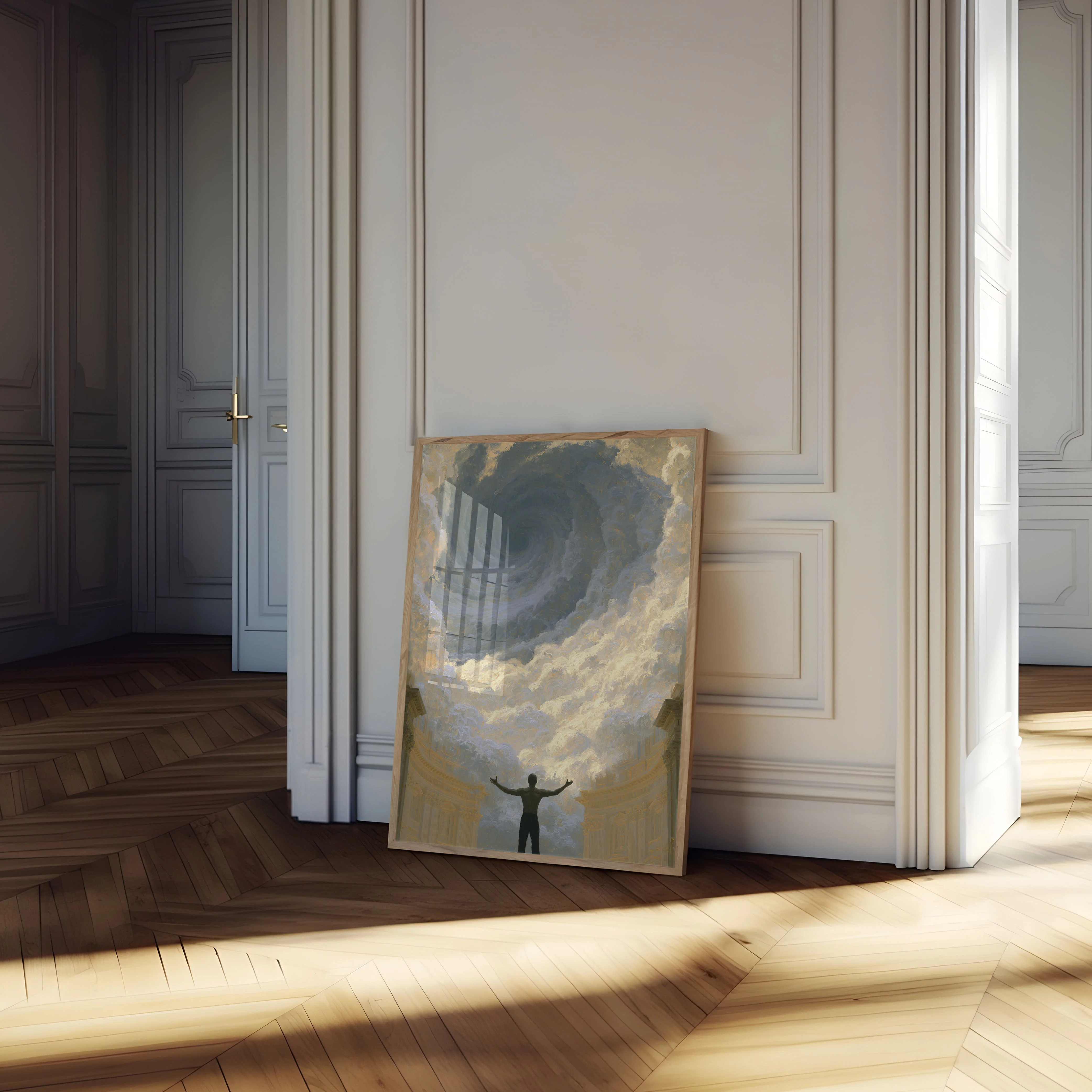 Transcendence Through Classical Architecture Poster - Image 4