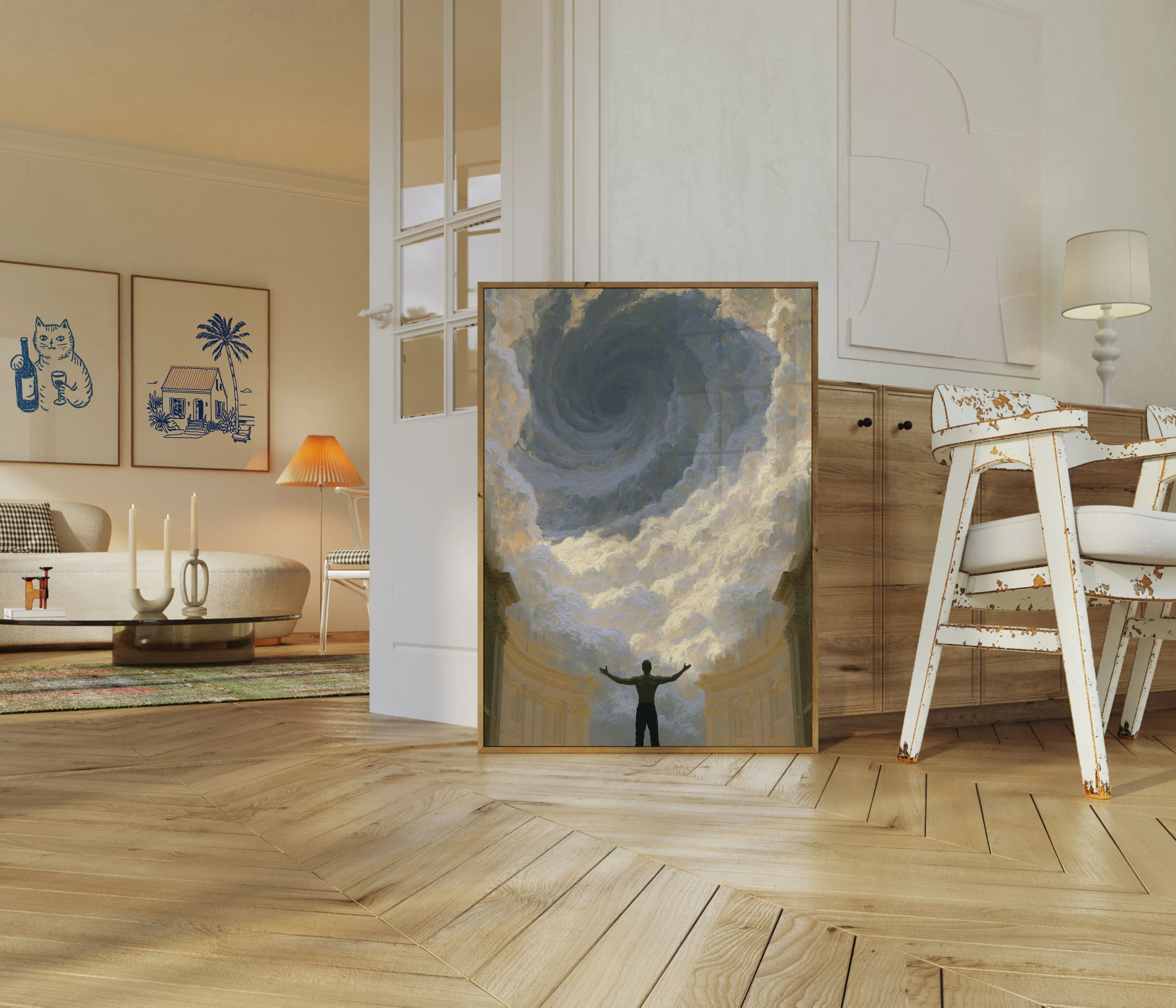 Transcendence Through Classical Architecture Poster - Image 5