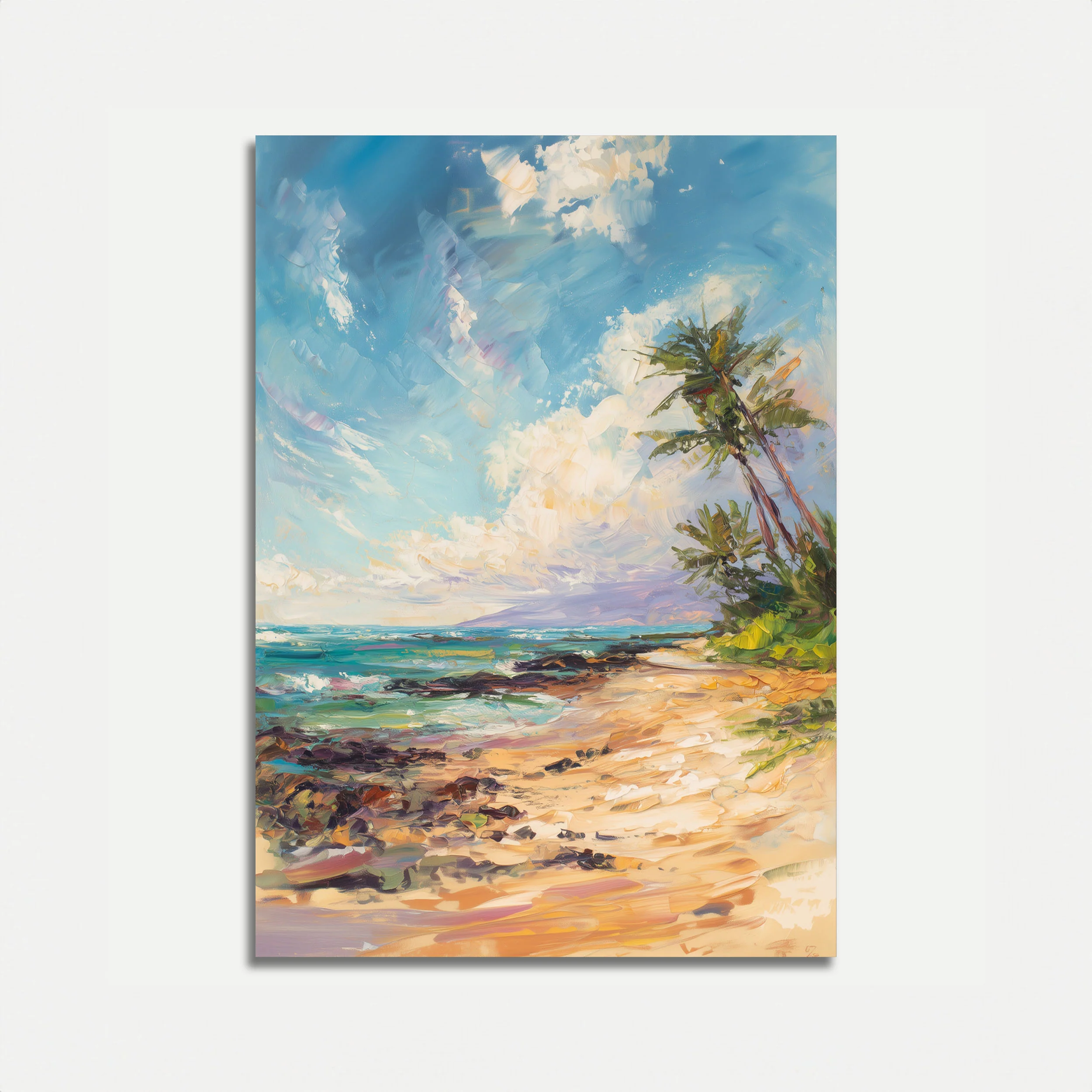 Tropical Beach Paradise Poster