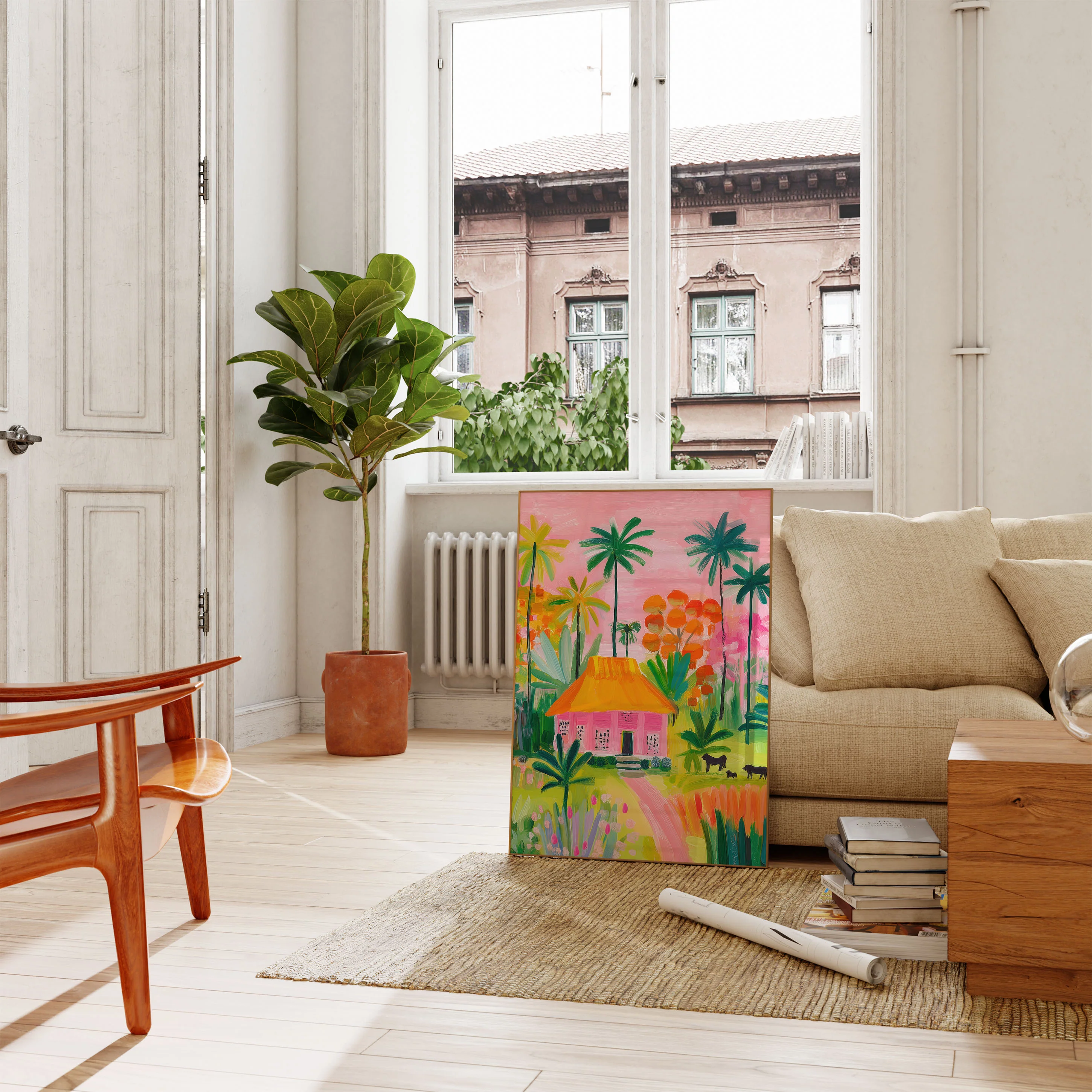 Tropical Paradise Cottage Poster - Image 2