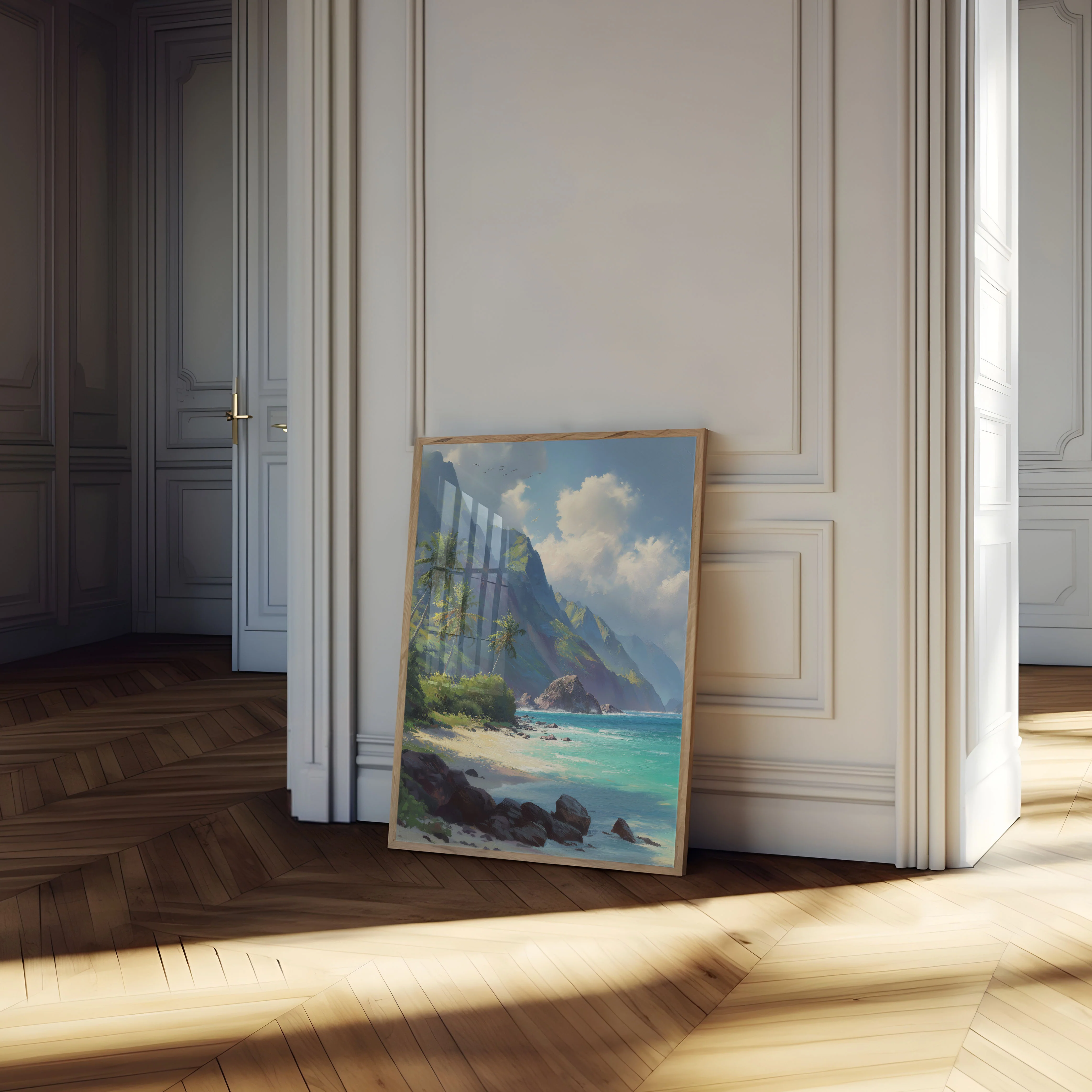 Tropical Paradise Mountain Poster - Image 4