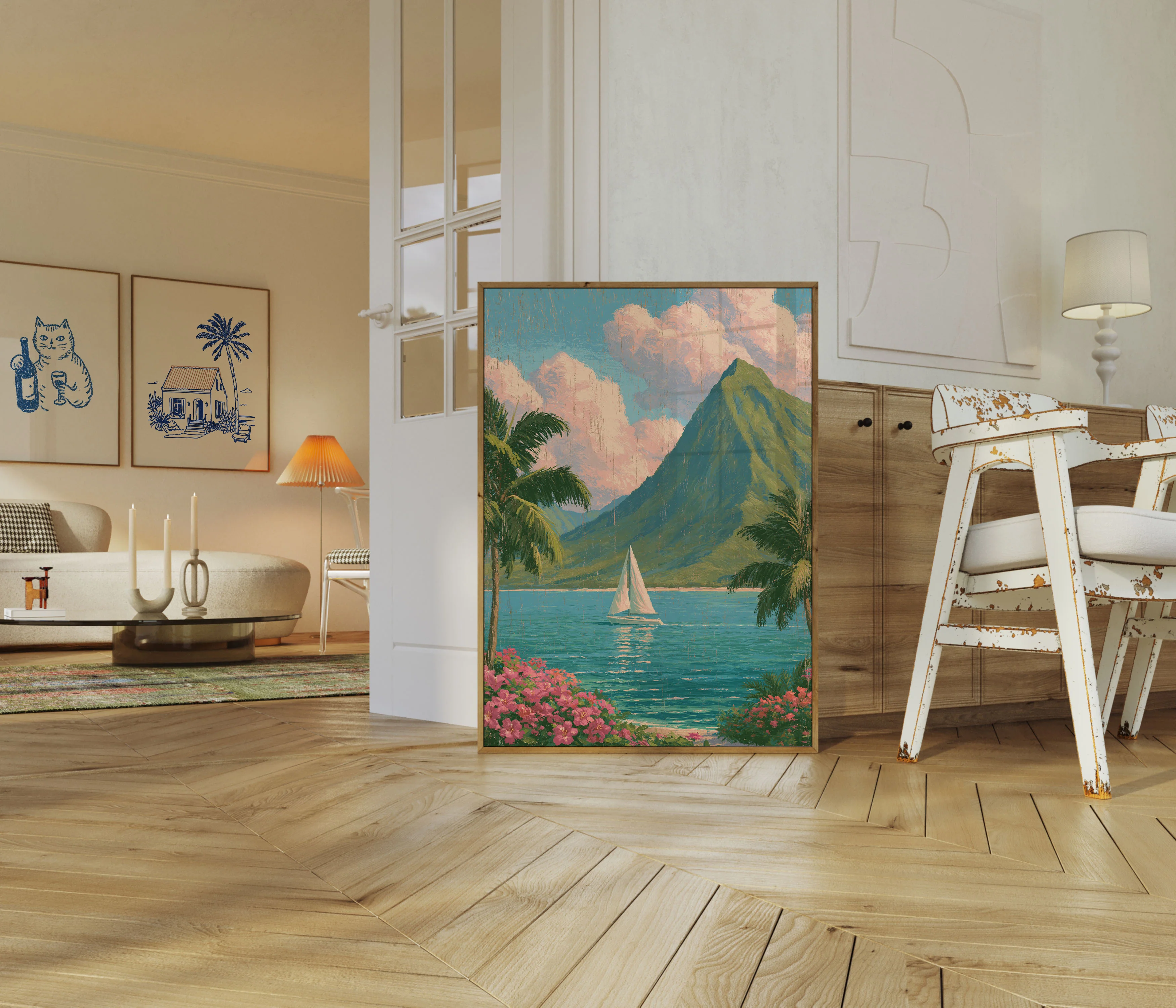 Tropical Paradise Sailboat Poster - Image 5