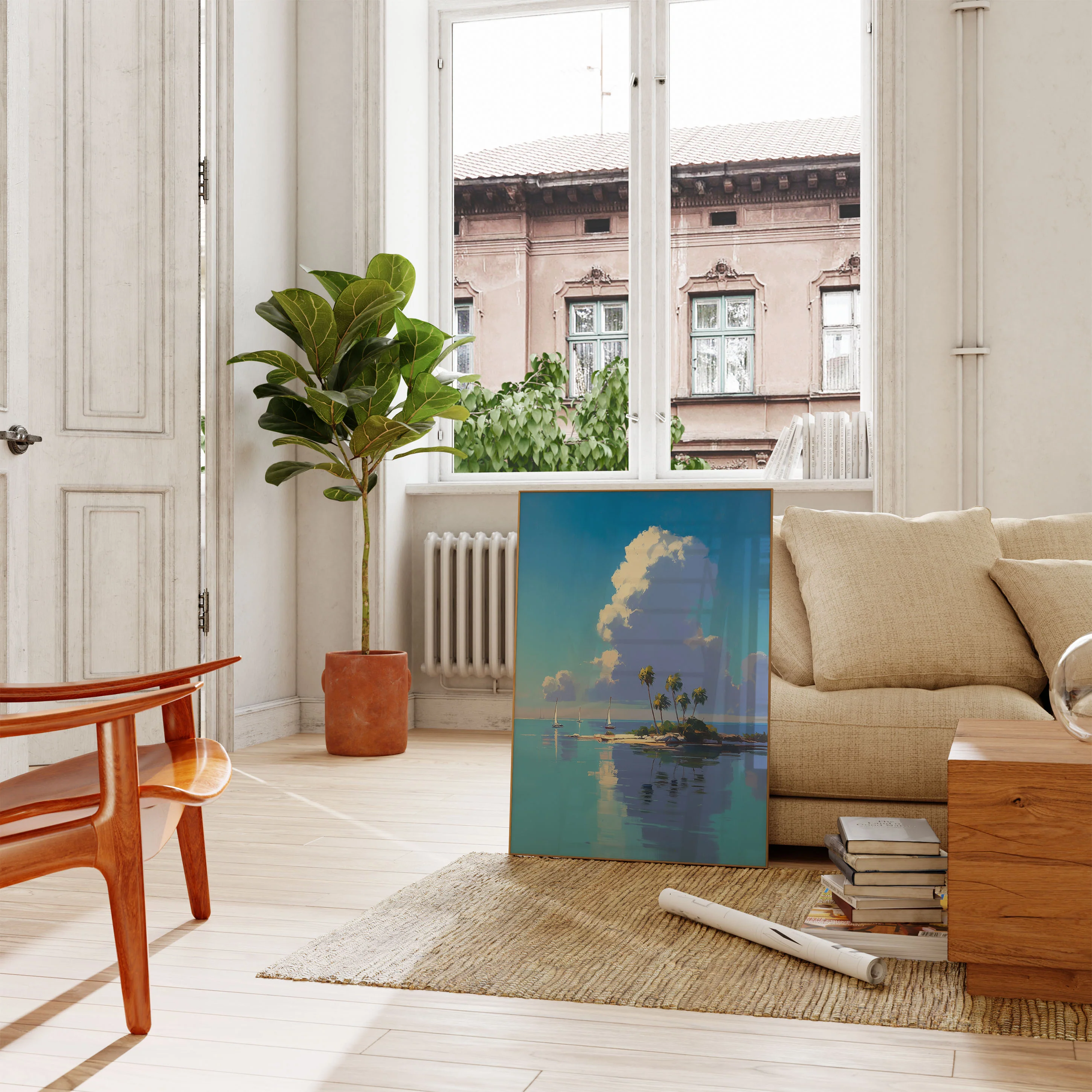 Tropical Paradise Sailboat Poster - Image 2