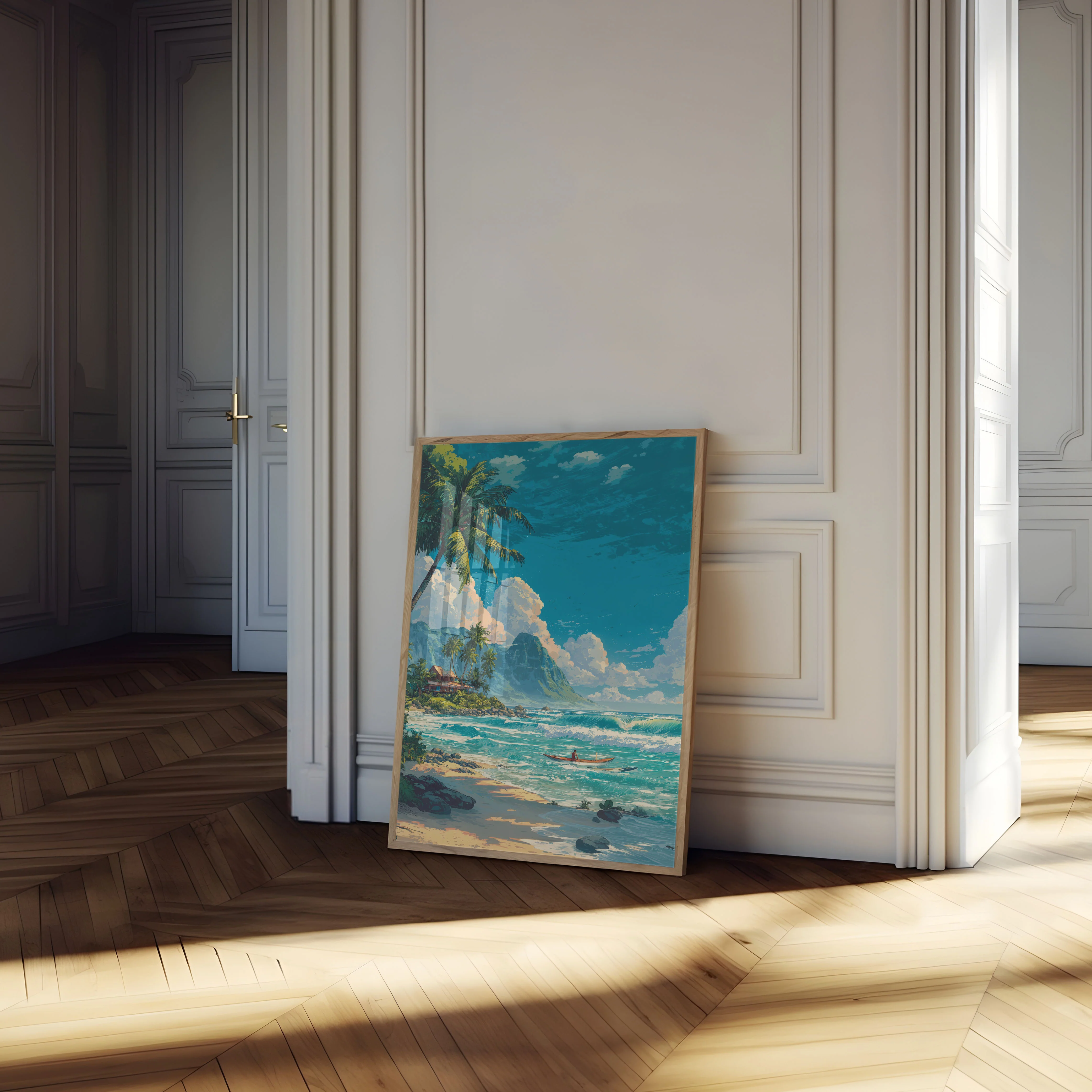 Tropical Paradise Waves Poster - Image 4