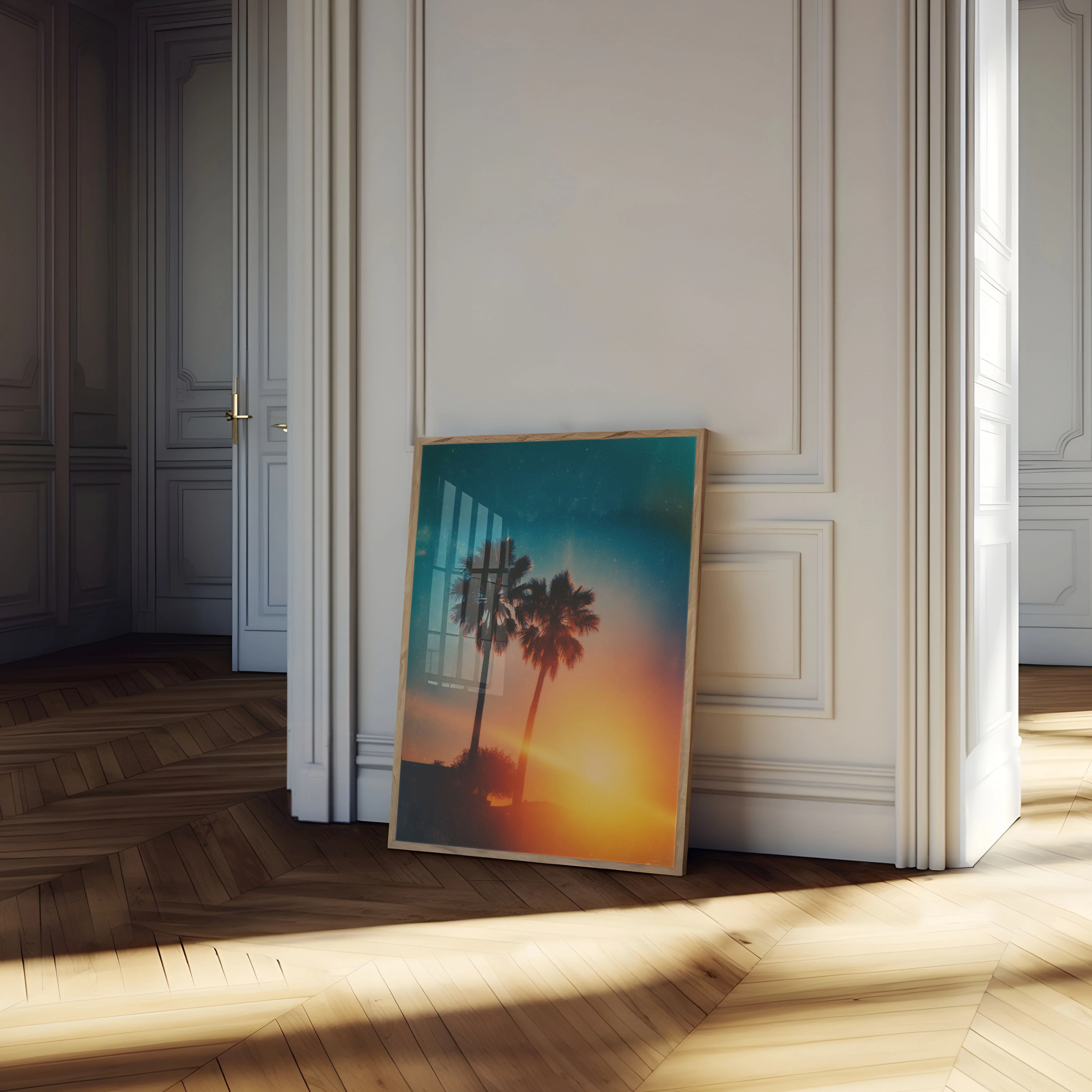 Tropical Sunset Palm Trees Poster - Image 4