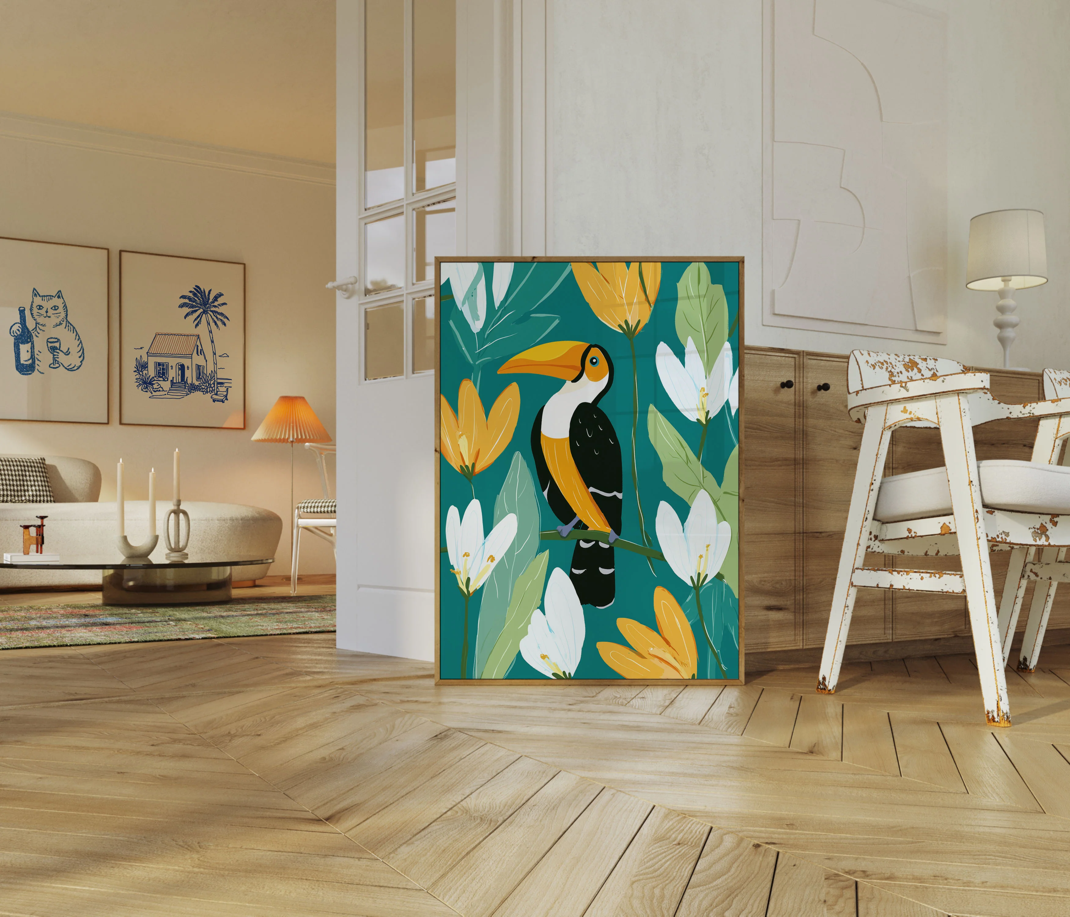 Tropical Toucan Botanical Poster - Image 5