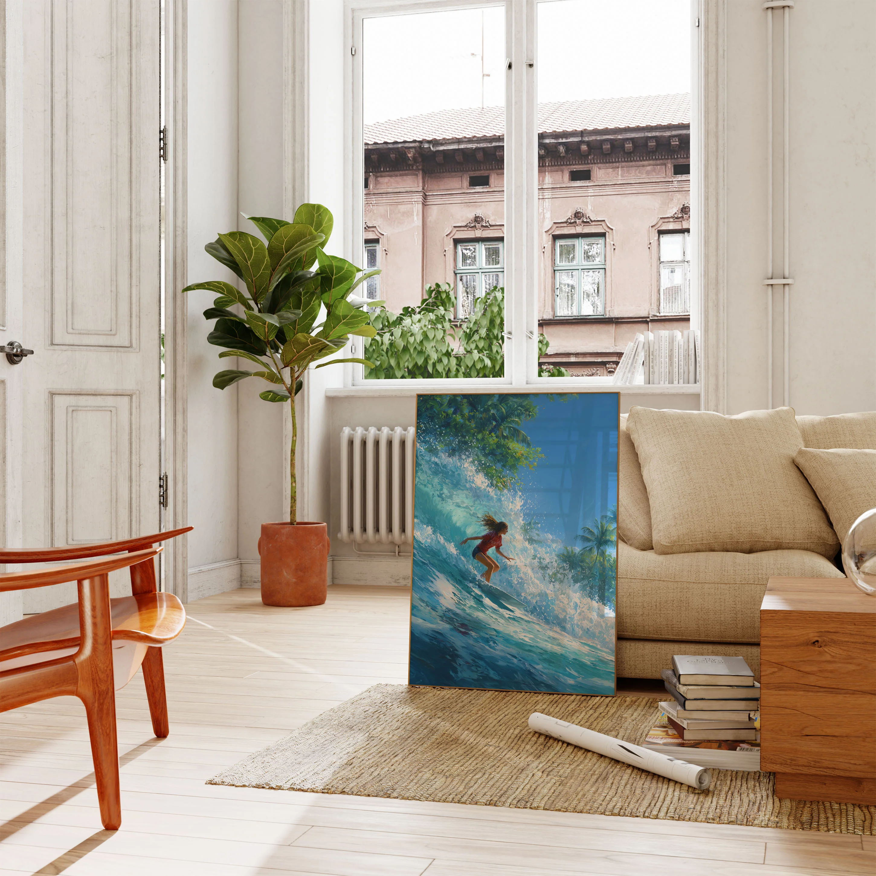 Tropical Wave Rider Poster - Image 2