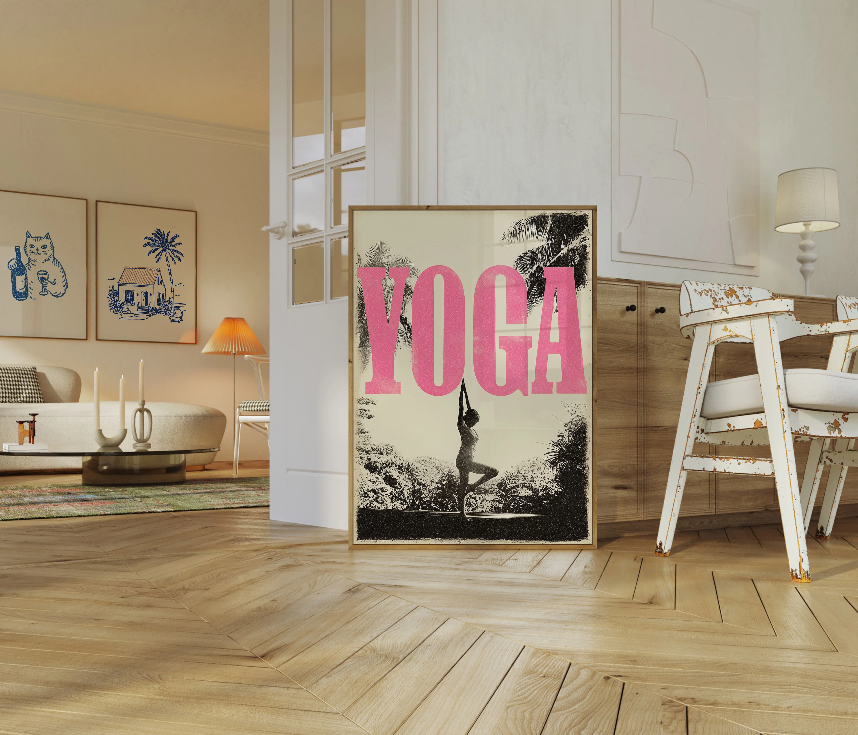 Tropical Yoga Balance Poster - Image 5