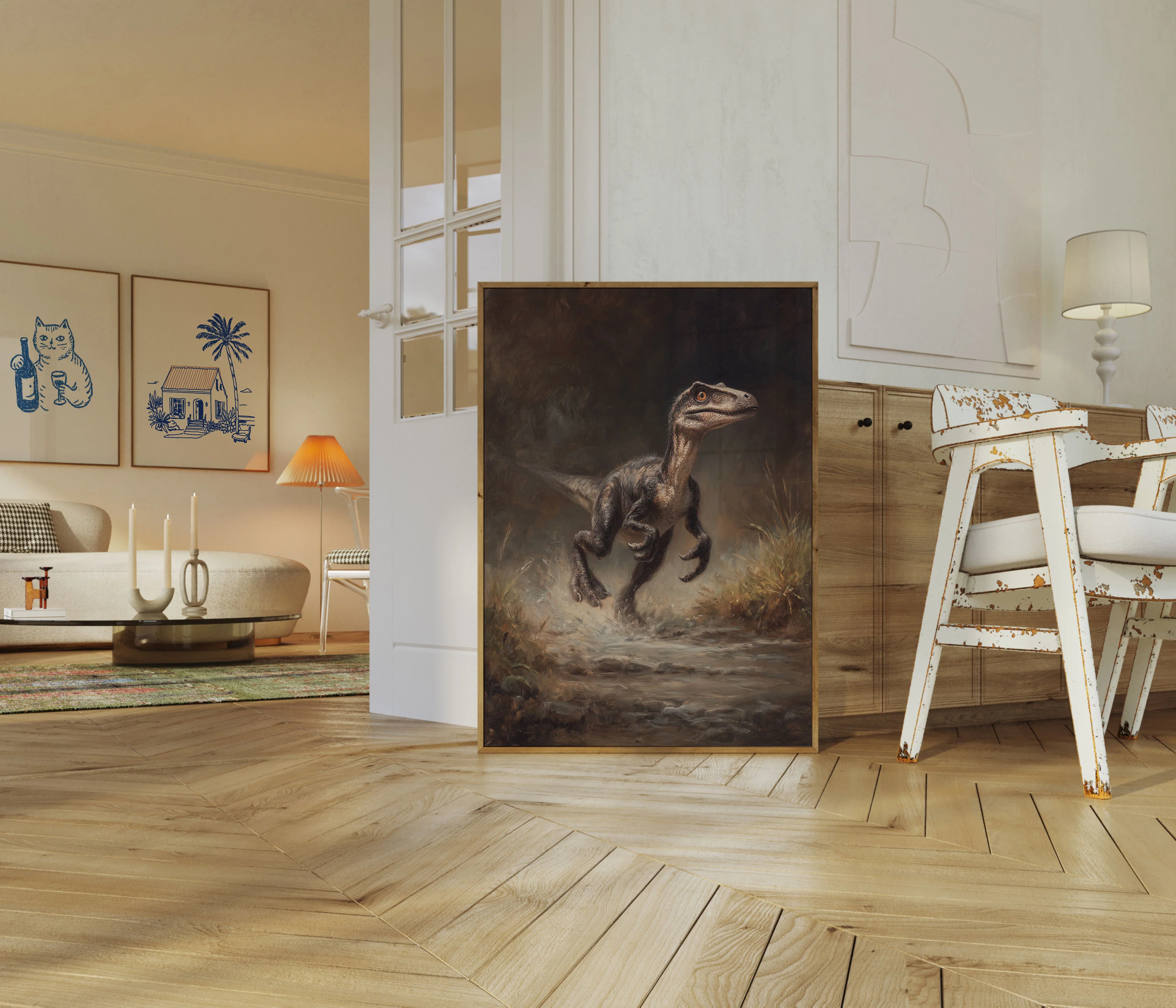 Velociraptor Hunter Wilderness Poster - Image 5