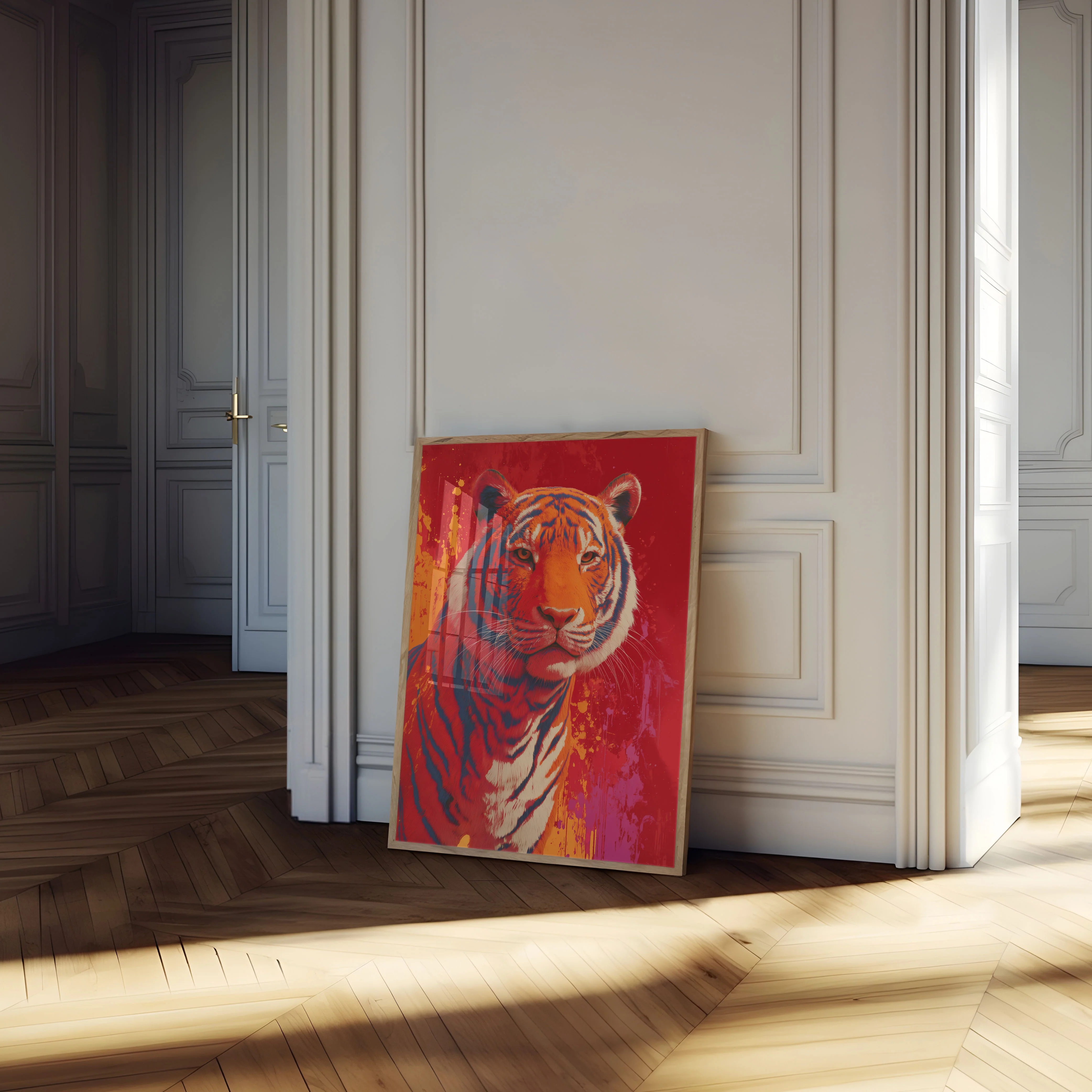 Vibrant Bengal Tiger Art Poster - Image 4