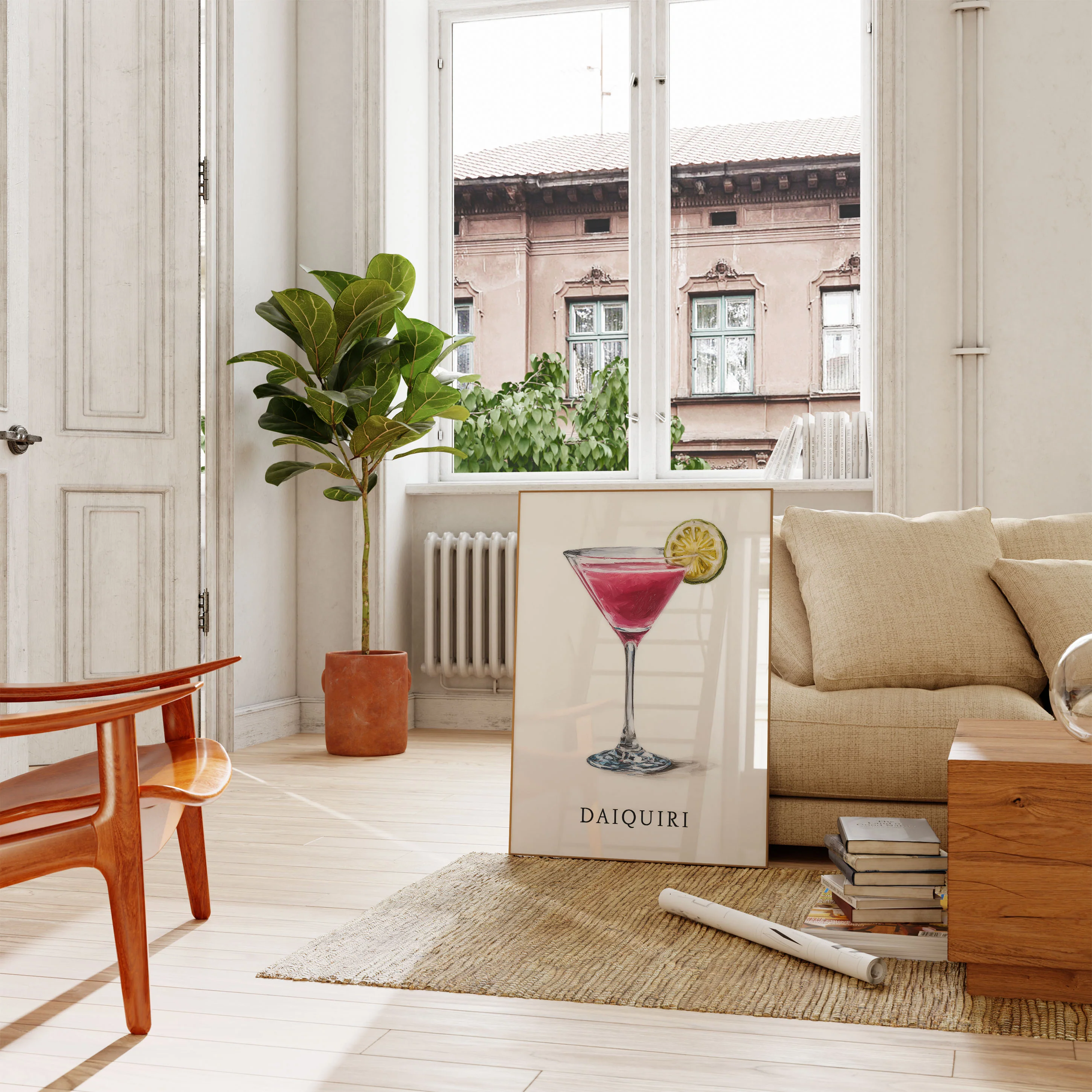 Vibrant Crimson Daiquiri Poster - Image 2