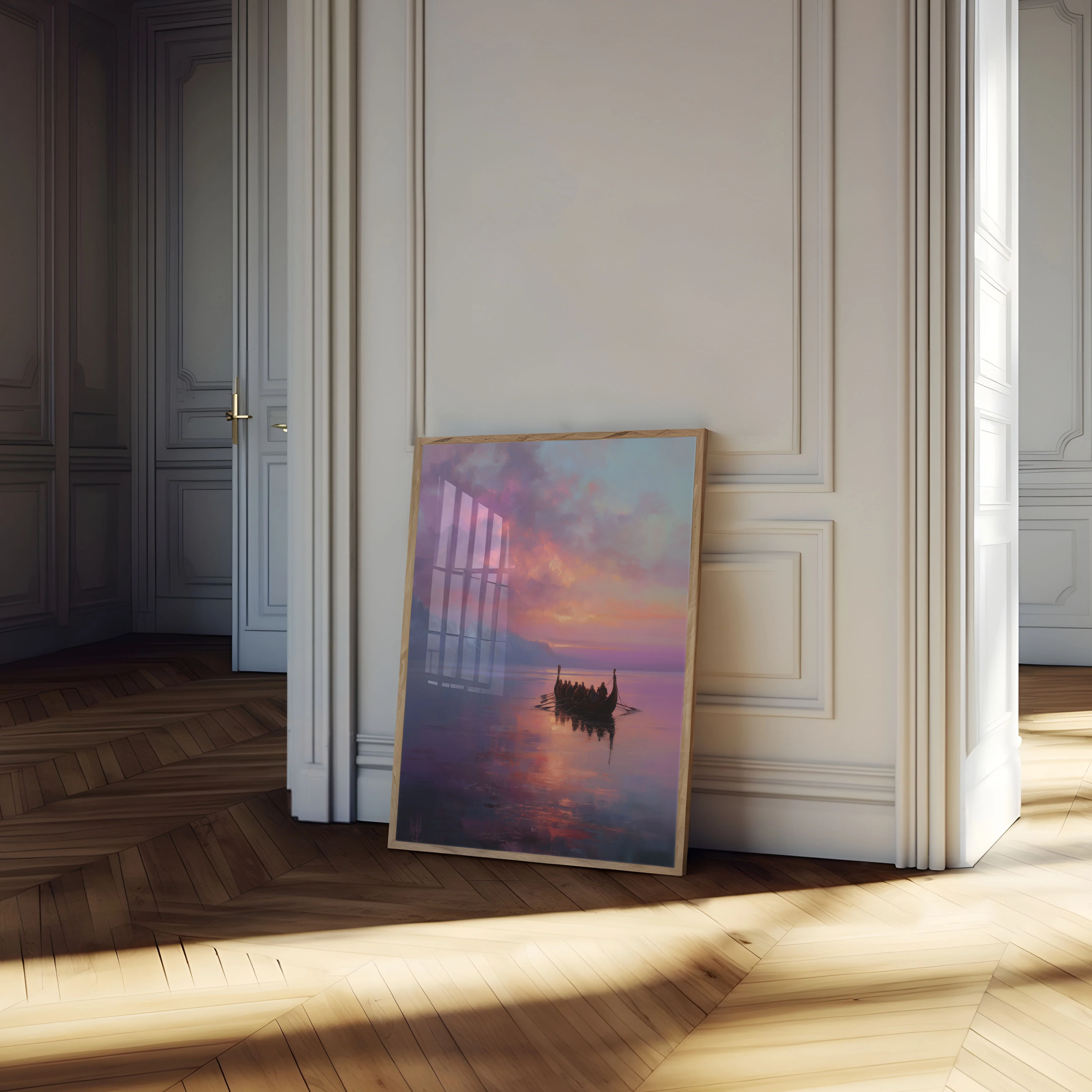 Viking Voyage at Sunset Poster - Image 4