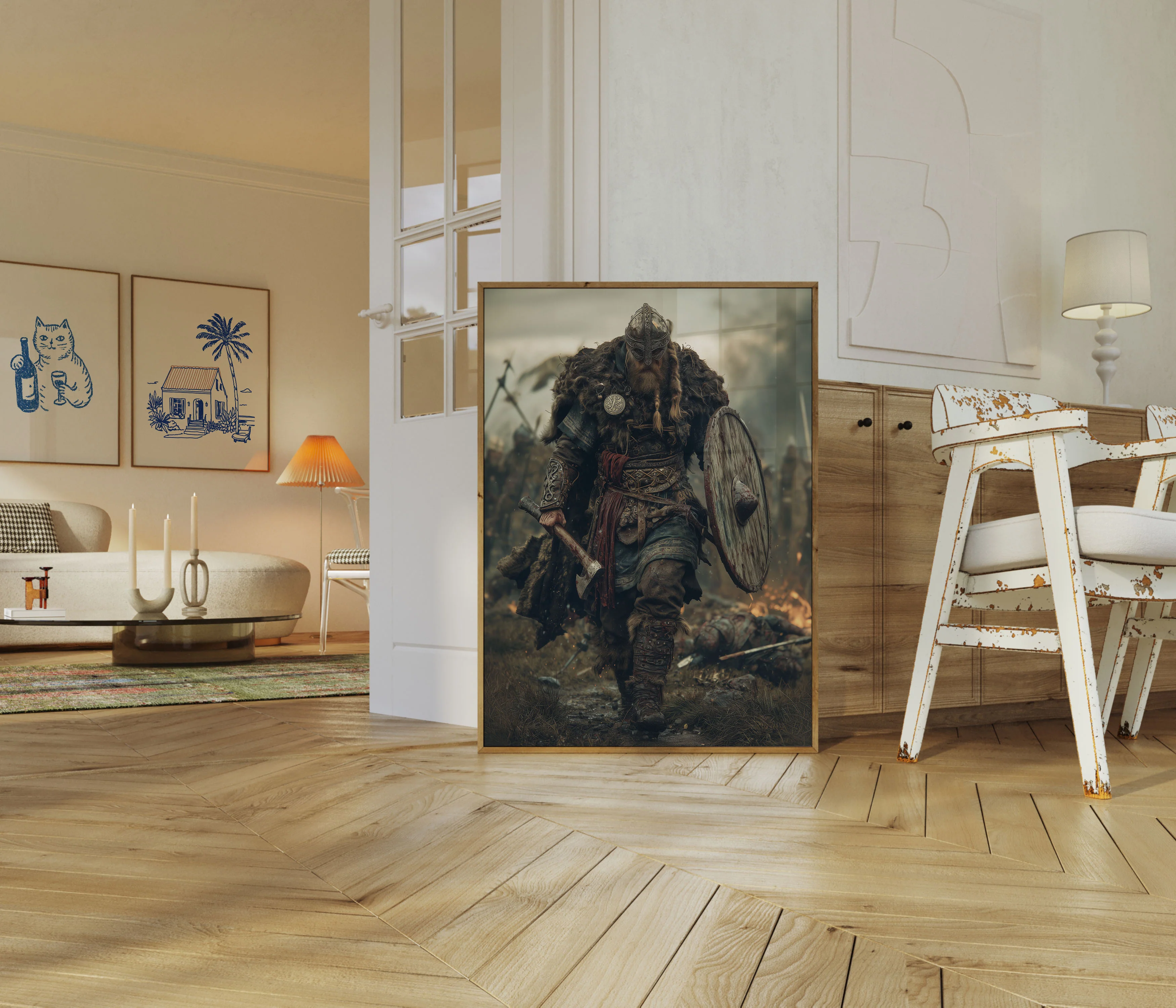Viking Warrior Battle Poster - Image 5