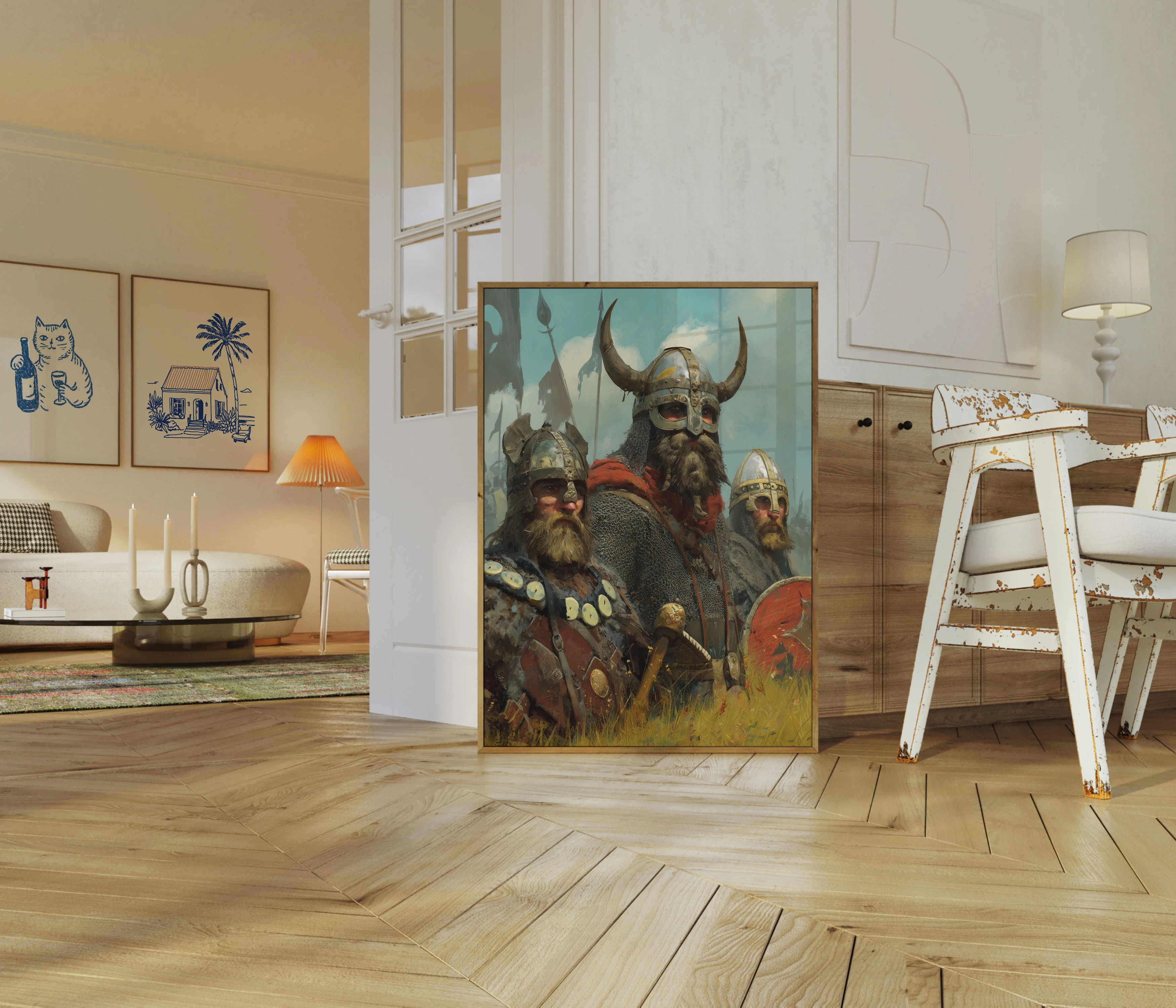 Viking Warriors Battle Ready Poster - Image 5