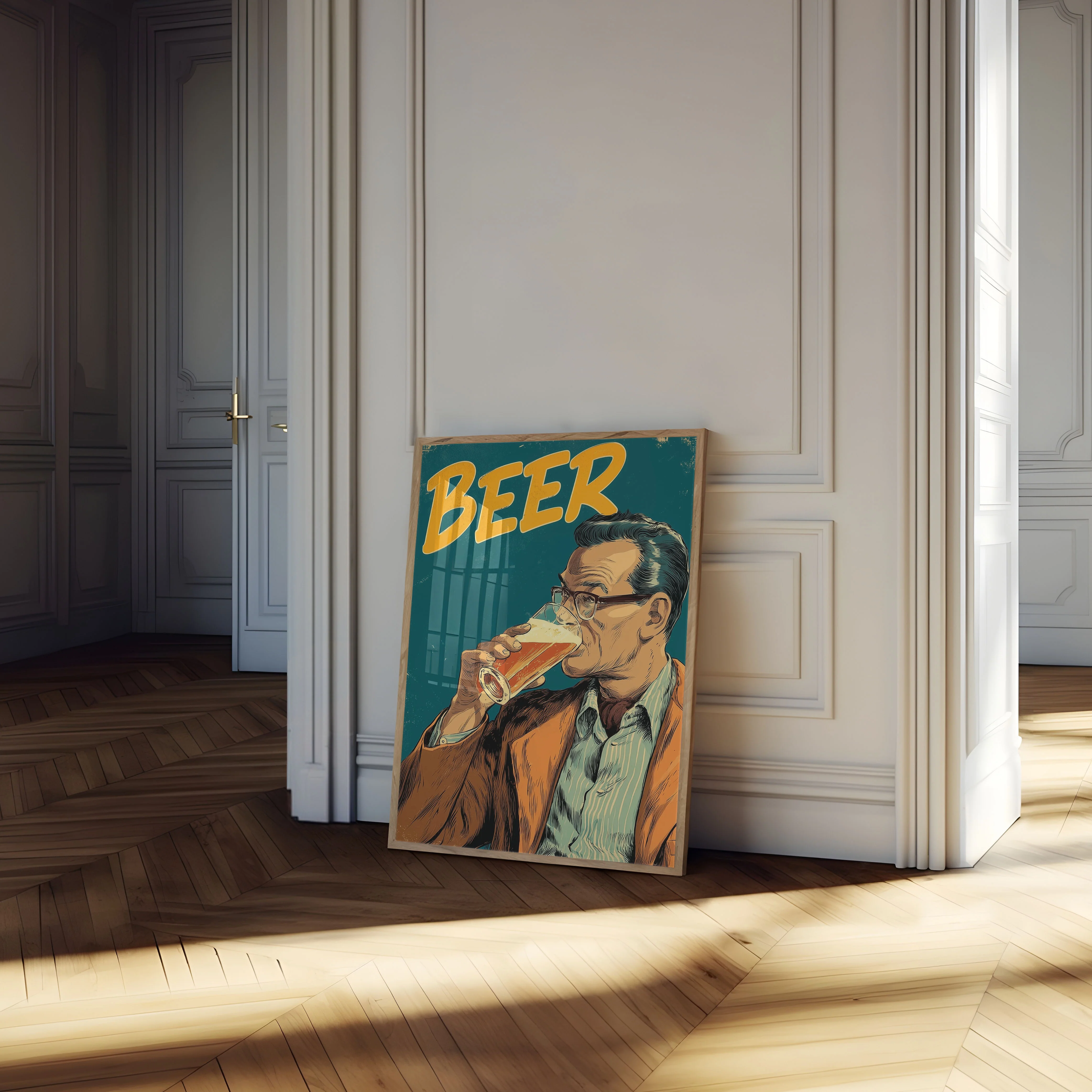 Vintage Beer Lover Poster - Image 4