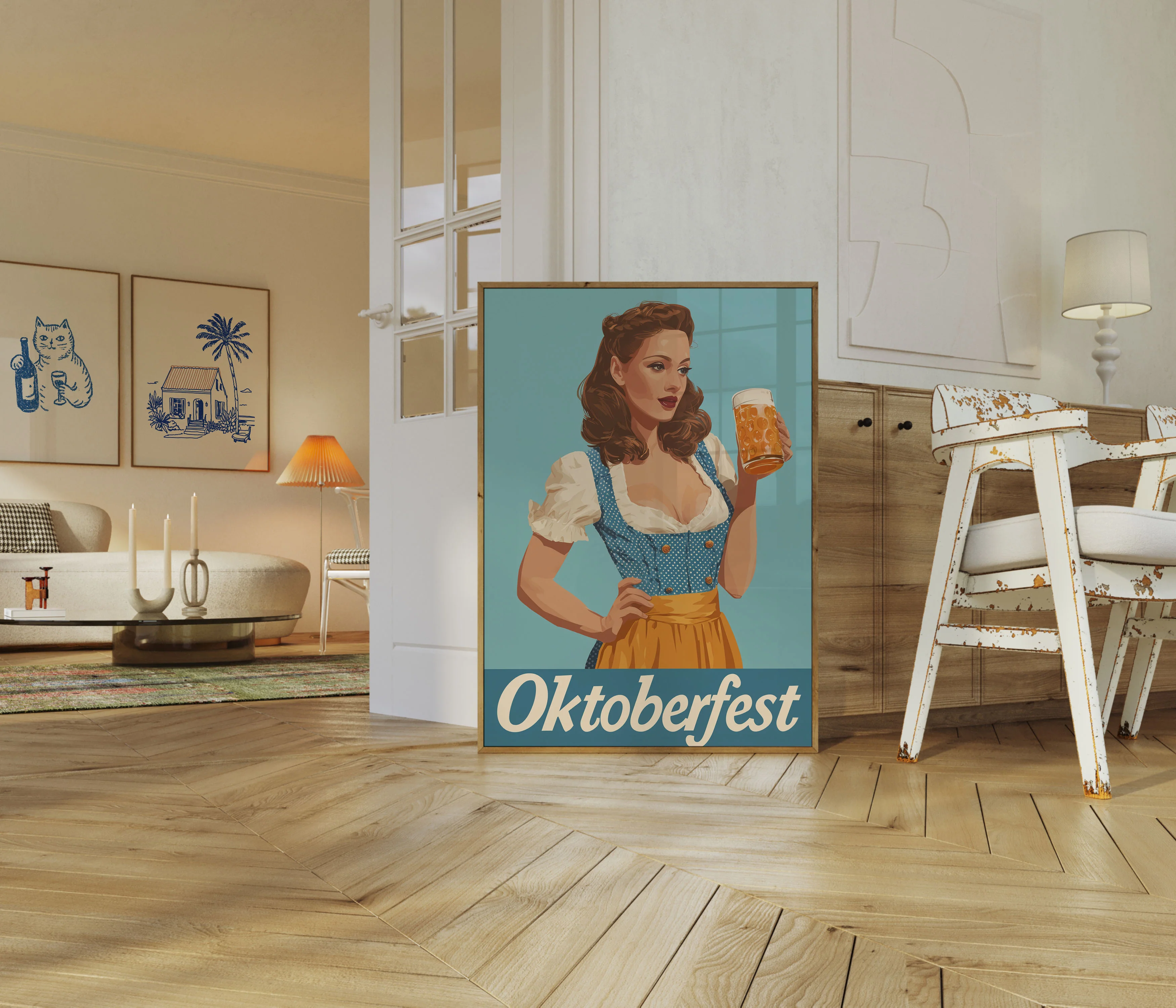 Vintage Oktoberfest Beer Celebration Poster - Image 5